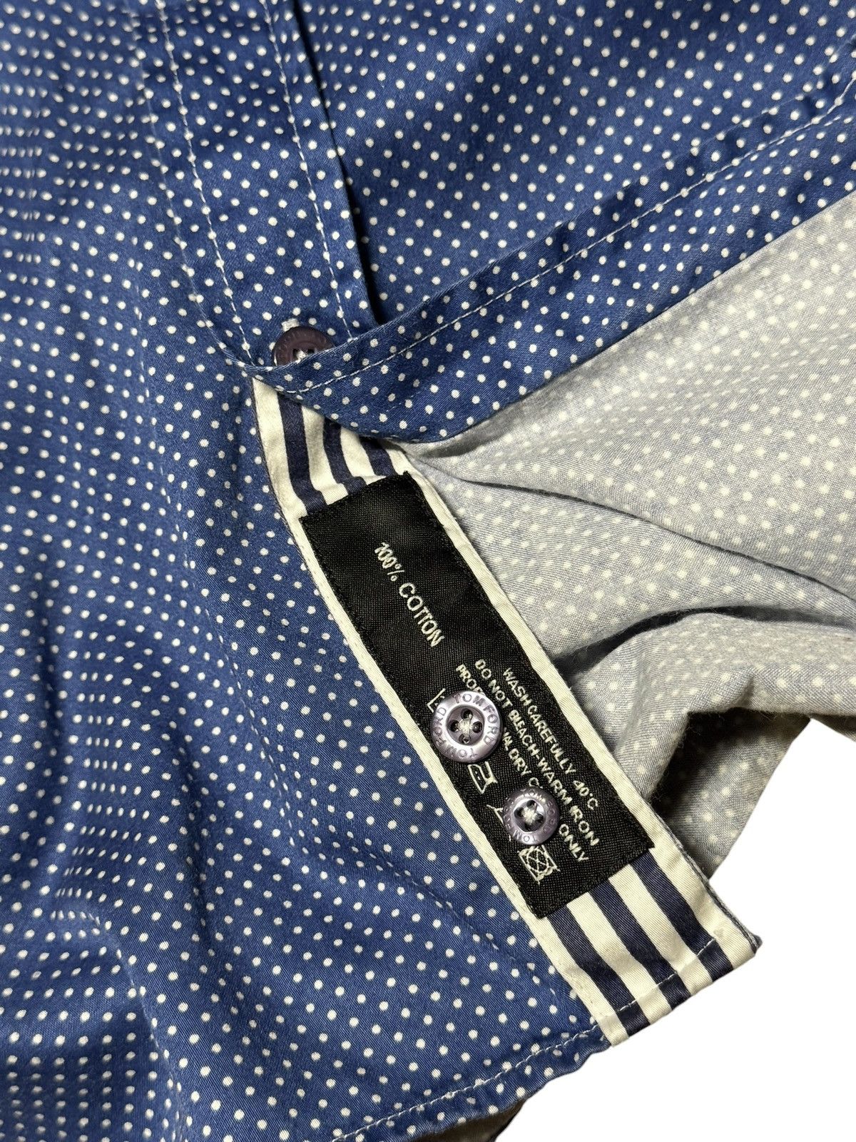 Tom Ford Tom Ford shirt blue luxury Size US S / EU 44-46 / 1 - 6 Thumbnail