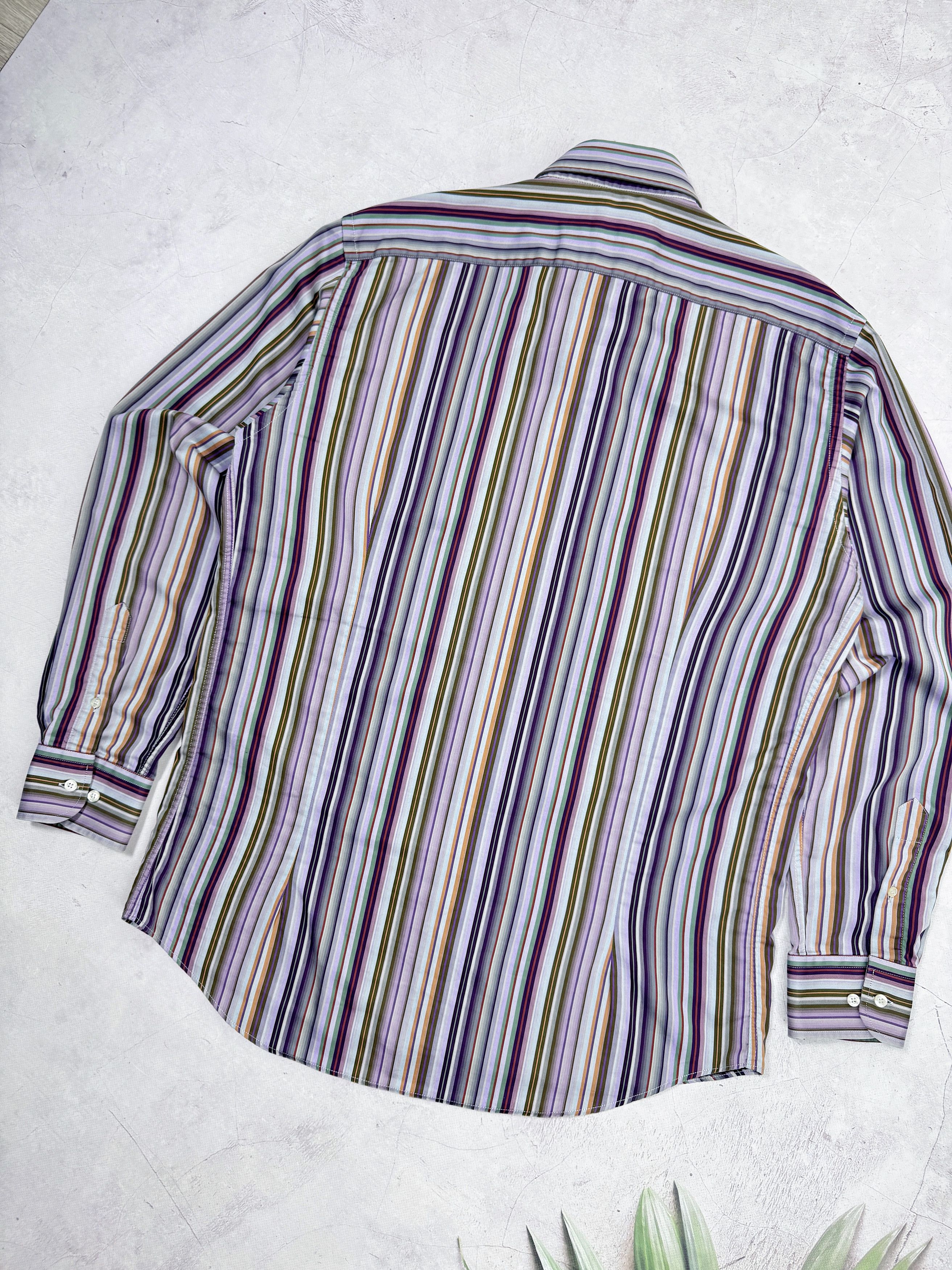 Etro Etro Shirt Multicolor Sriped Pattern Classic Size US L / EU 52-54 / 3 - 15 Thumbnail