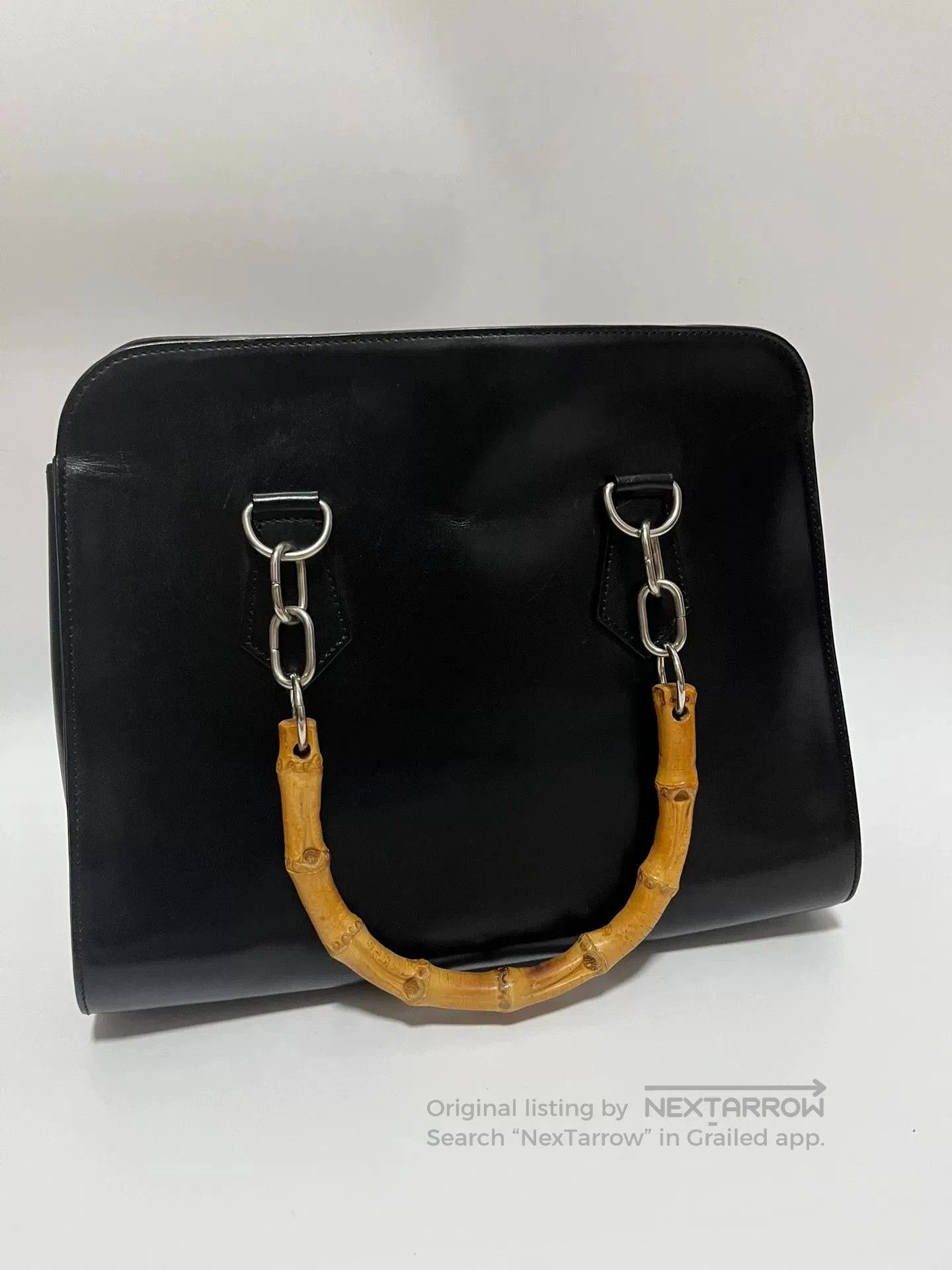 Comme des Garcons Comme des Garcons Bamboo Handle Leather Bag. Size ONE SIZE - 5 Thumbnail