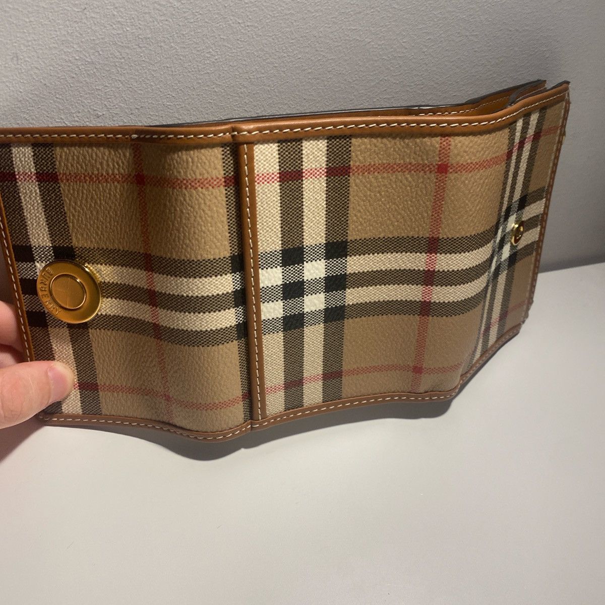 Burberry Burberry Lancaster Check trifold wallet Size ONE SIZE - 4 Thumbnail