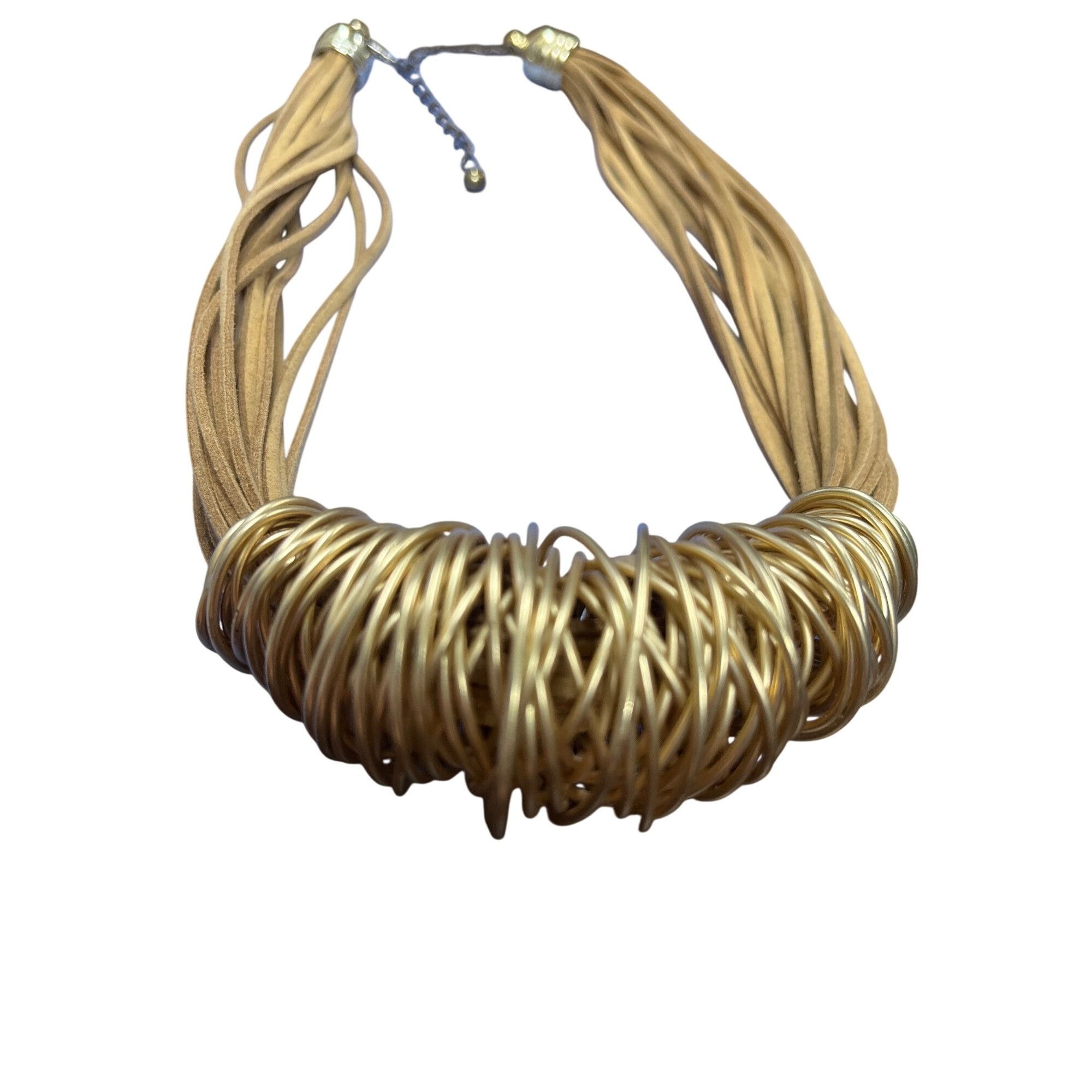 Other Artisan Unique handmade wms suede copper like layered chunky Size ONE SIZE - 5 Thumbnail