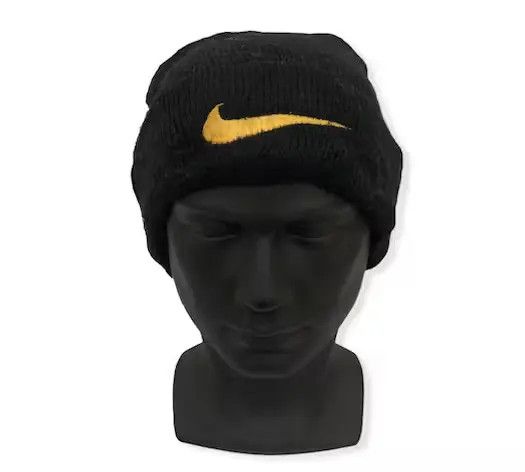 Nike × Vintage Vintage Nike Swoosh Logo beanie Size ONE SIZE - 1 Thumbnail