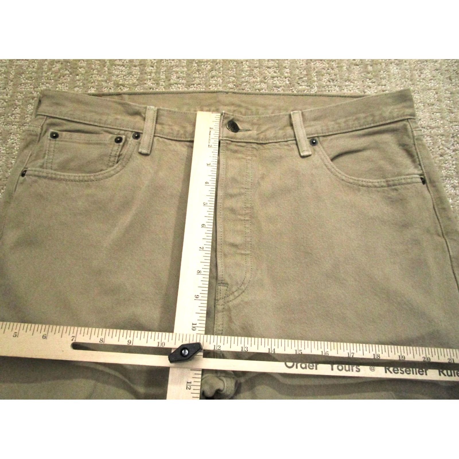 Levi's Levi's 501 Jeans Men 36x32 Light Wash Brown Button Fly Original Fit Denim Pants Shirt? Size US 36 / EU 52 - 7 Thumbnail