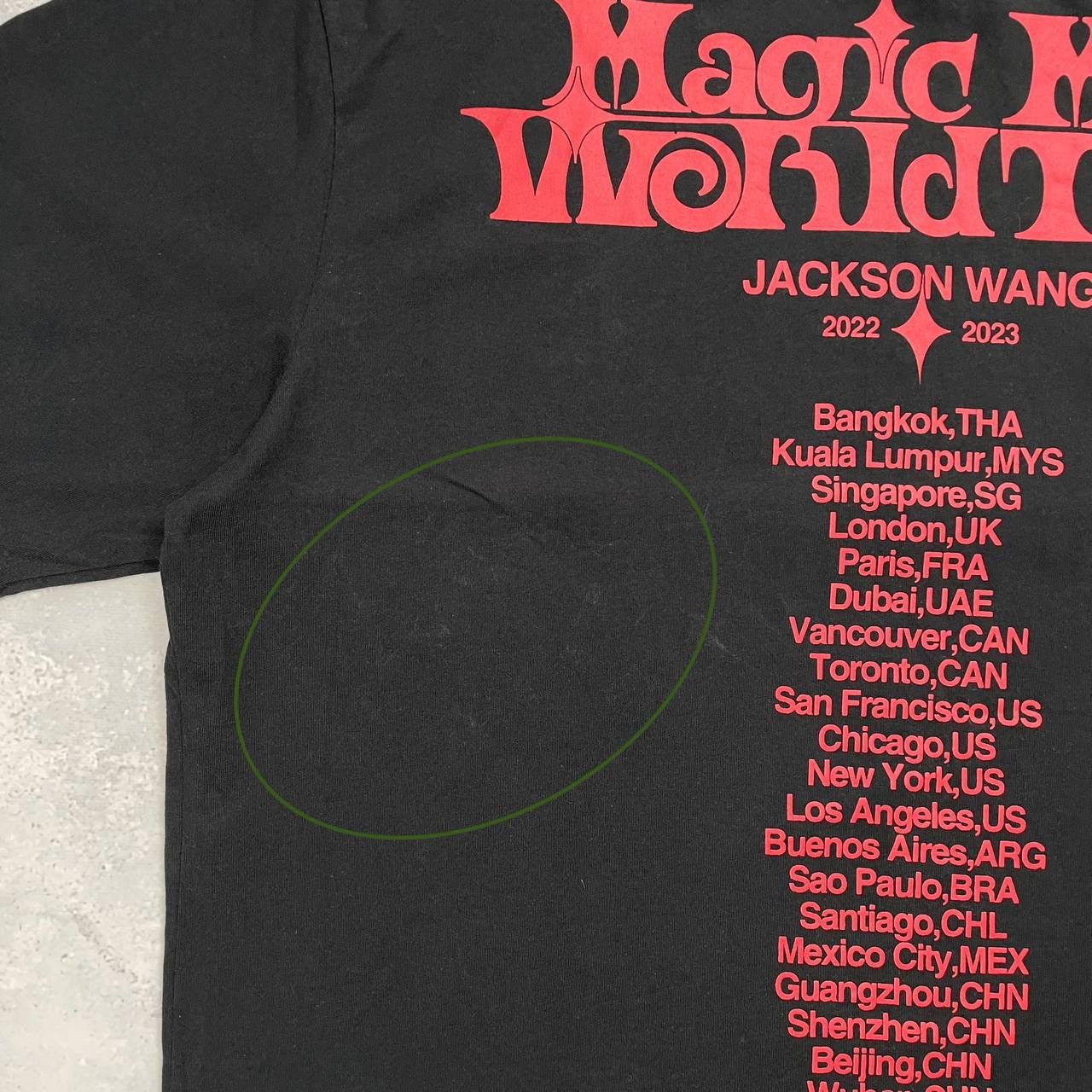 Band Tees Magic Man World Tour Jackson Wang 2022/ 2023 T Shirt Black Size US XL / EU 56 / 4 - 21 Thumbnail