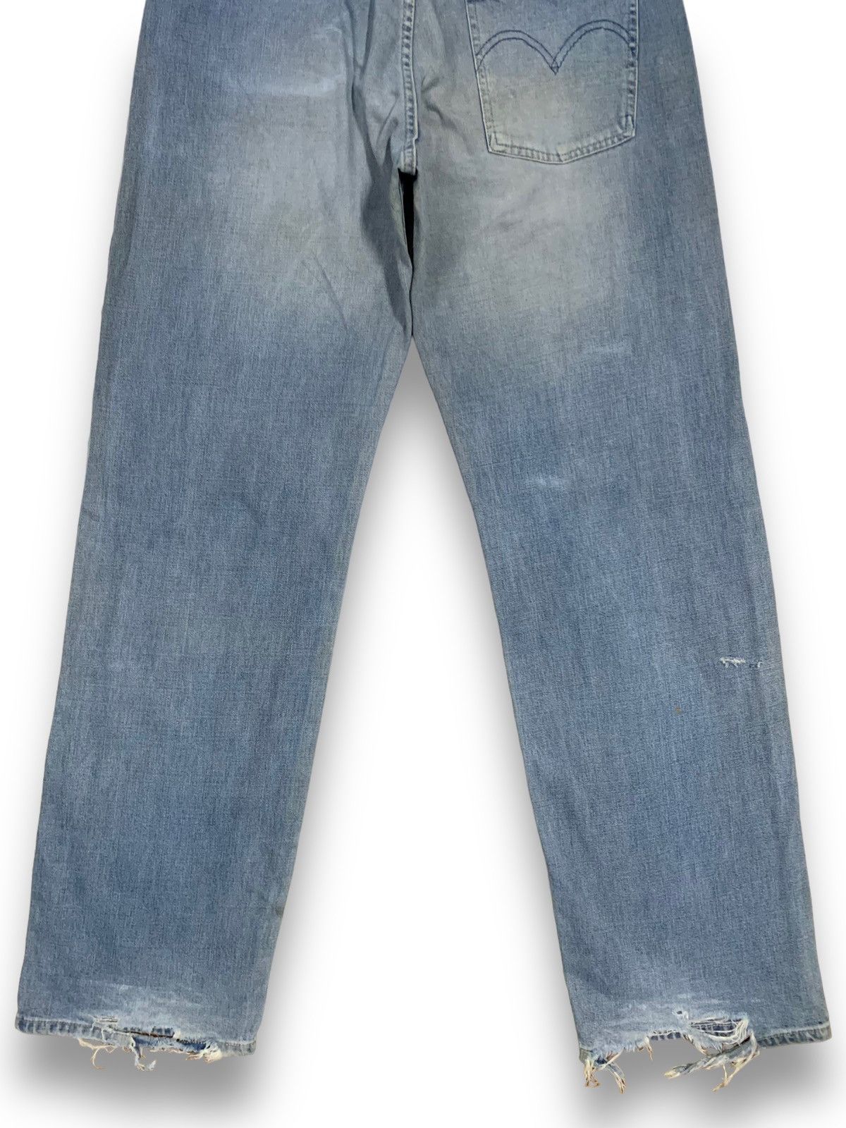 Levi's Vintage 90s Levis Faded Buckle Back Baggy Distressed Jeans Size US 34 / EU 50 - 16 Thumbnail