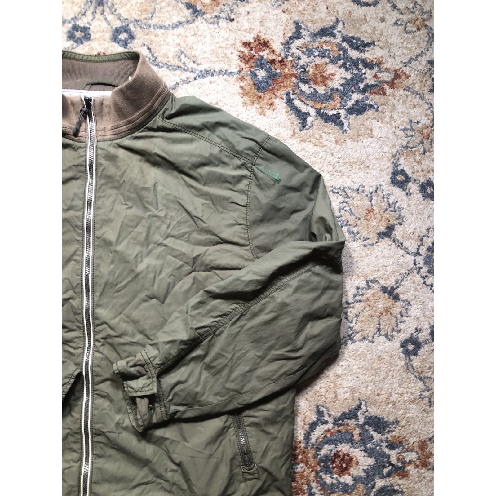 Tommy Bahama Tommy Bahama Windbreaker Jacket XL Green Full Zip Lined Nylon Shell Mens Size US XL / EU 56 / 4 - 4 Thumbnail