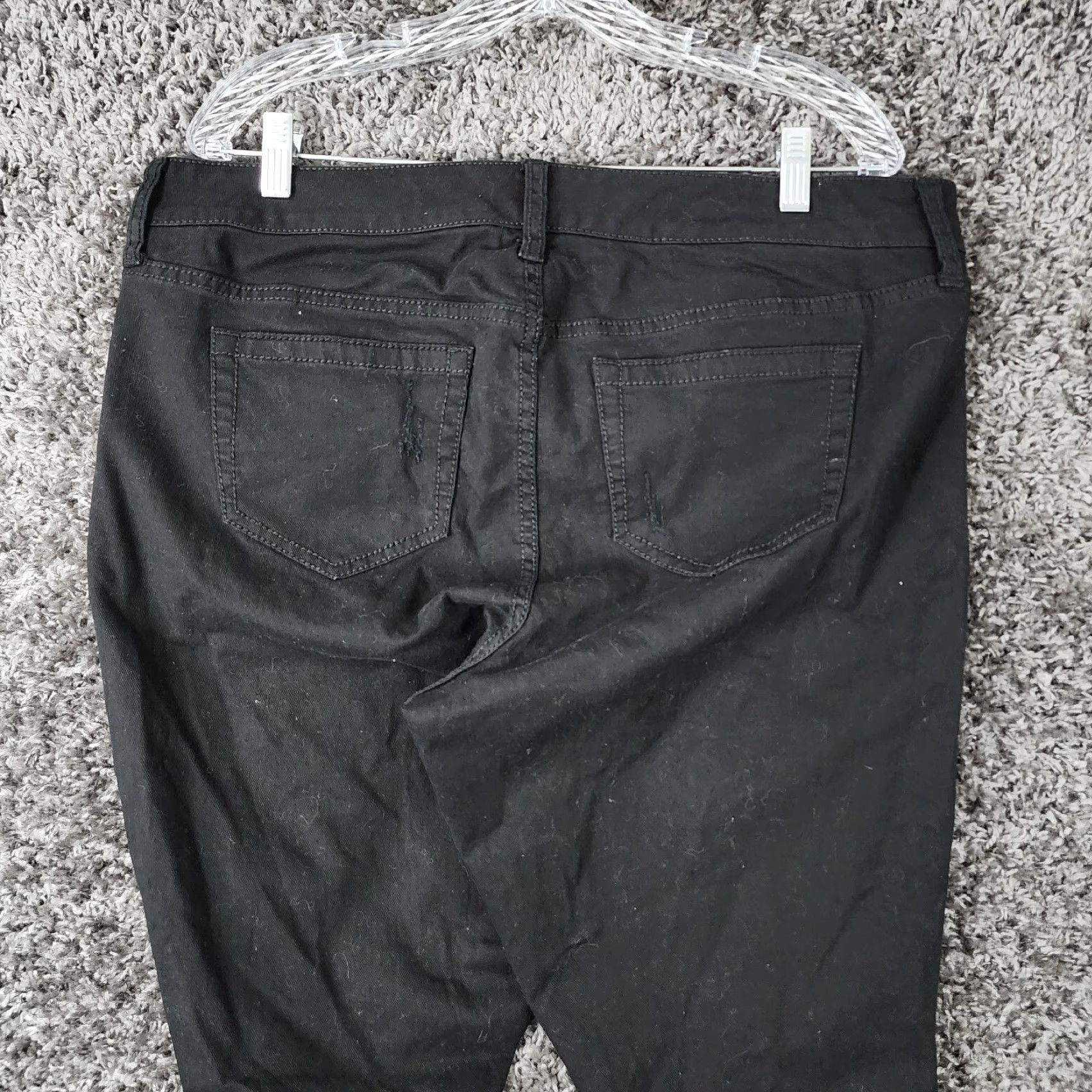 Torrid Torrid Premium Womens Distressed Skinny Black Jeans Size 14 Size 36" / US 14 / IT 50 - 7 Thumbnail