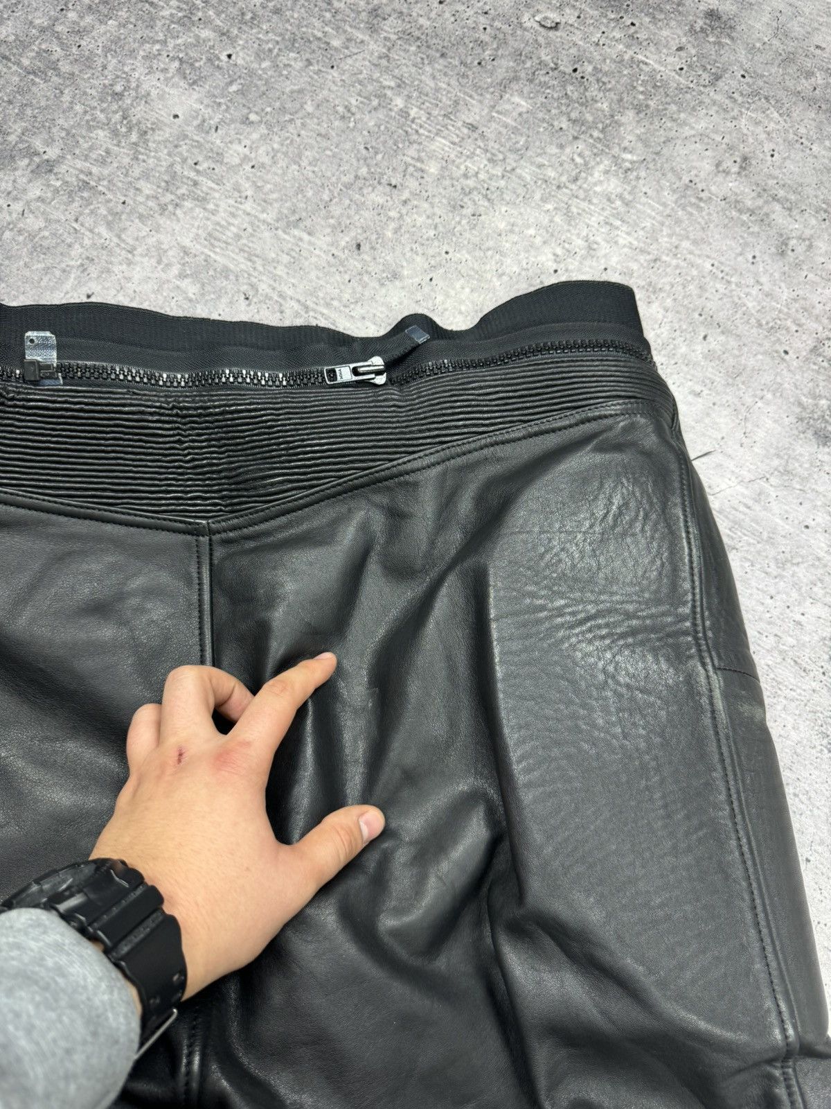 Genuine Leather × Vintage Vintage Y2K Style Moto Bike Racing Genuine Leather Pants Size US 38 / EU 54 - 22 Thumbnail