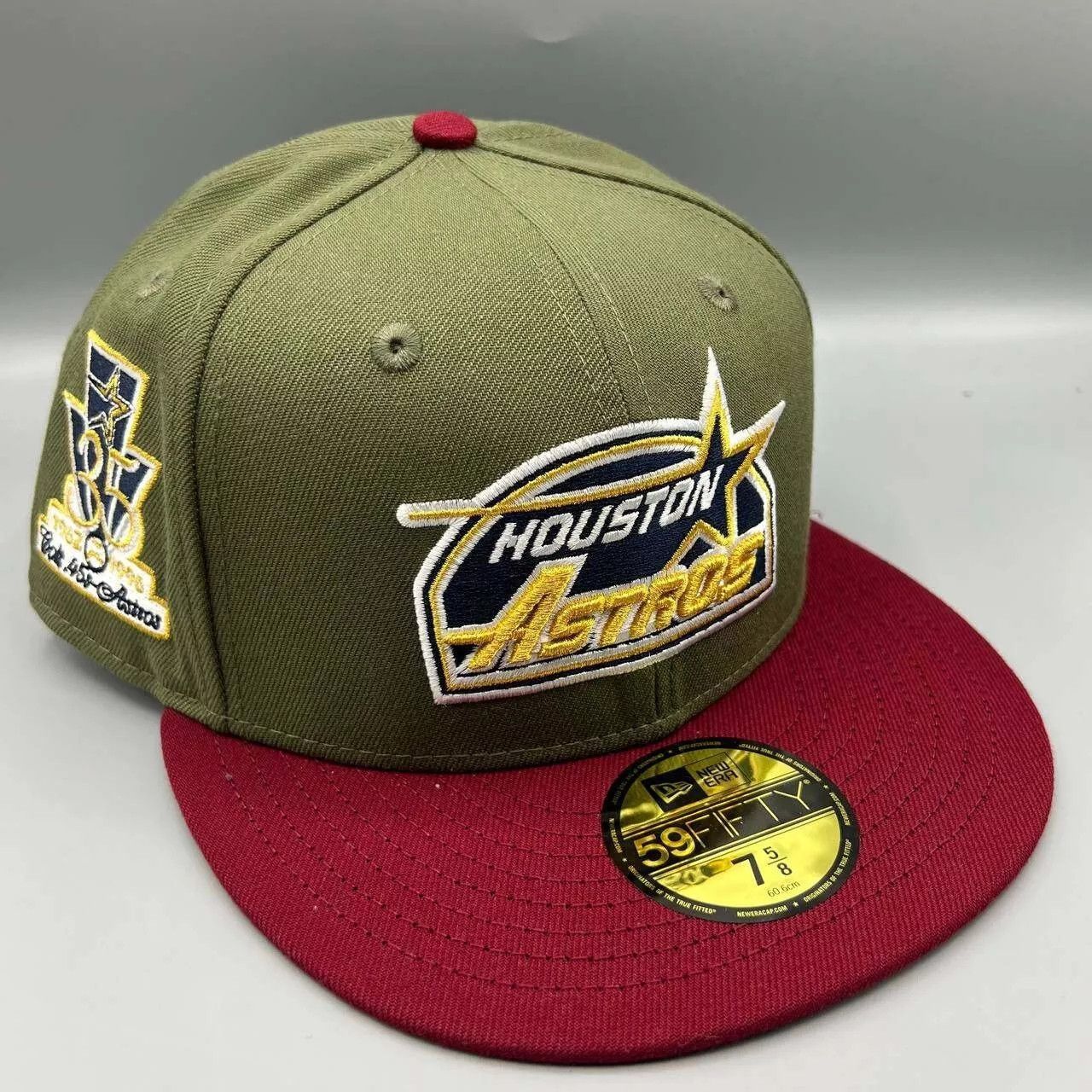 Houston Astros Hat Men 5/8 59Fifty New Era MLB Fitted Cap