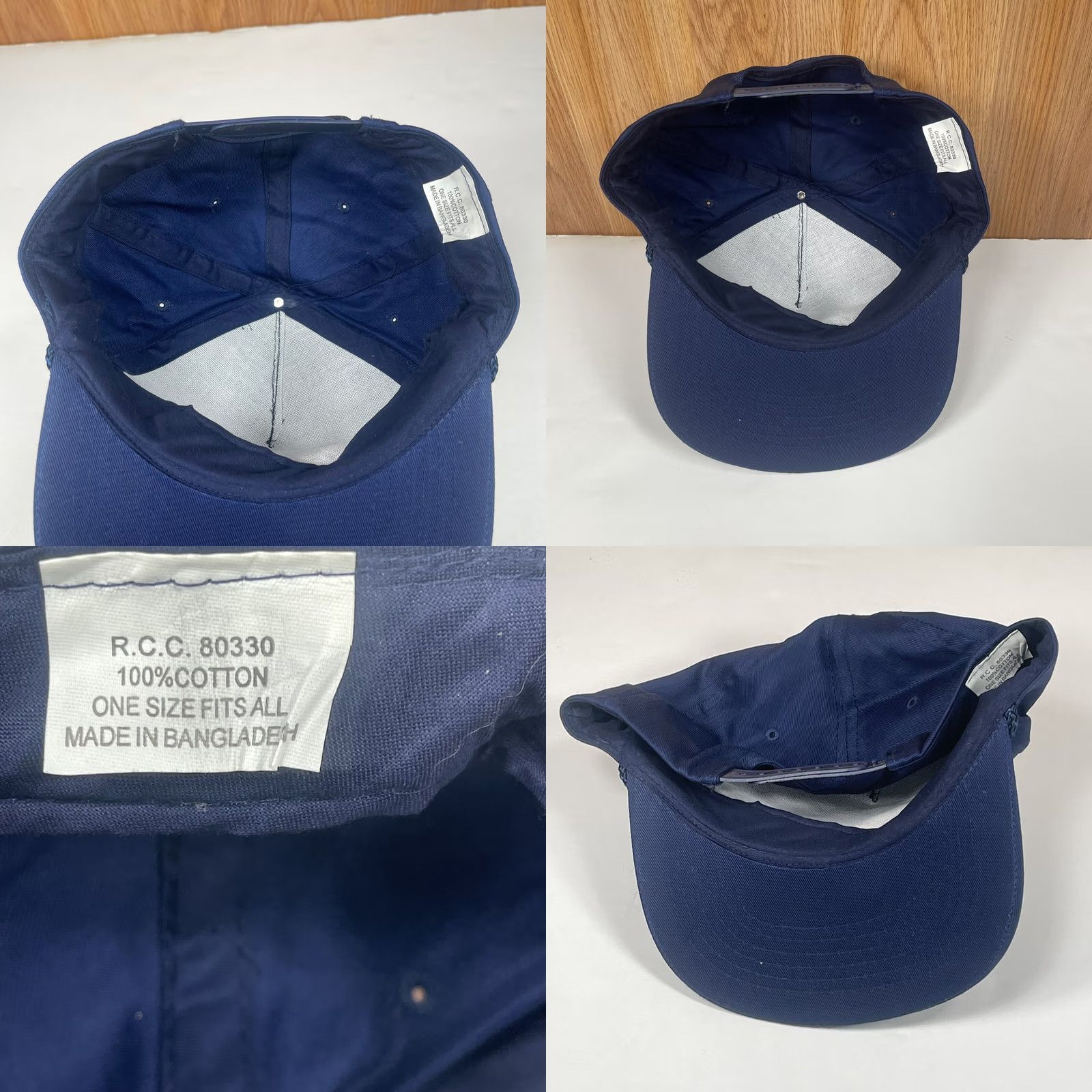 Roper VINTAGE Complete Contracting Services Adjustable Snapback Rope Trucker Hat Cap Men Black Blue Cotton Cap Hat Trucker Mens Adjustable Rope Cap Size ONE SIZE - 8 Thumbnail