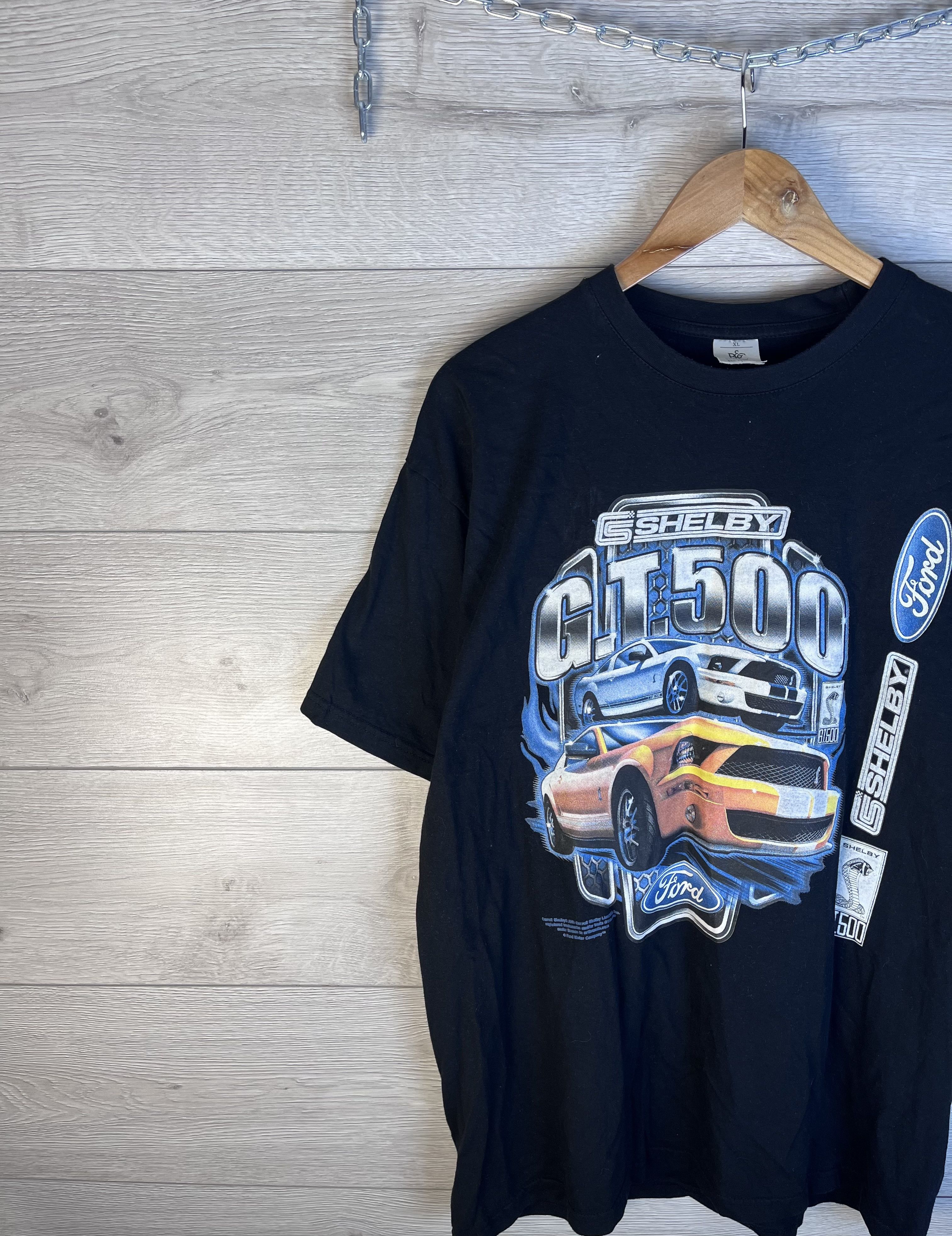 Vintage Vintage merch T-shirt Ford GT500 Shelby Size Xl 2005s Size US XL / EU 56 / 4 - 2 Thumbnail