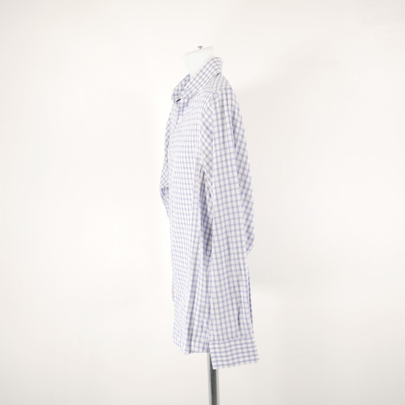 Hart Schaffner Marx Hart Schaffner Marx Blue Purple Check Medium Collared Dress Size US M / EU 48-50 / 2 - 4 Thumbnail