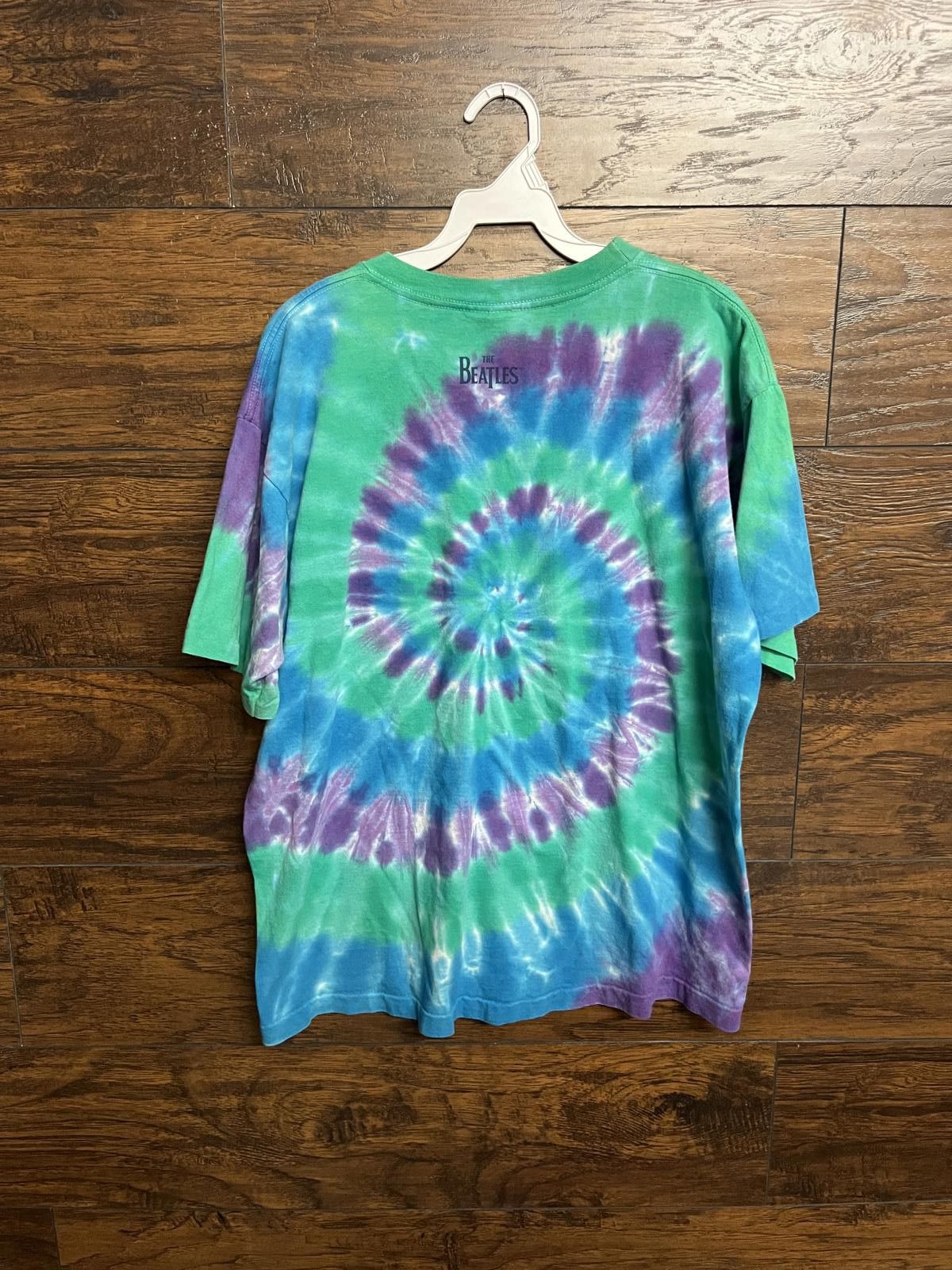Liquid Blue Beatles Rubber Soul Album Liquid Blue Grey Tag Tie Dye -L Size US L / EU 52-54 / 3 - 2 Thumbnail