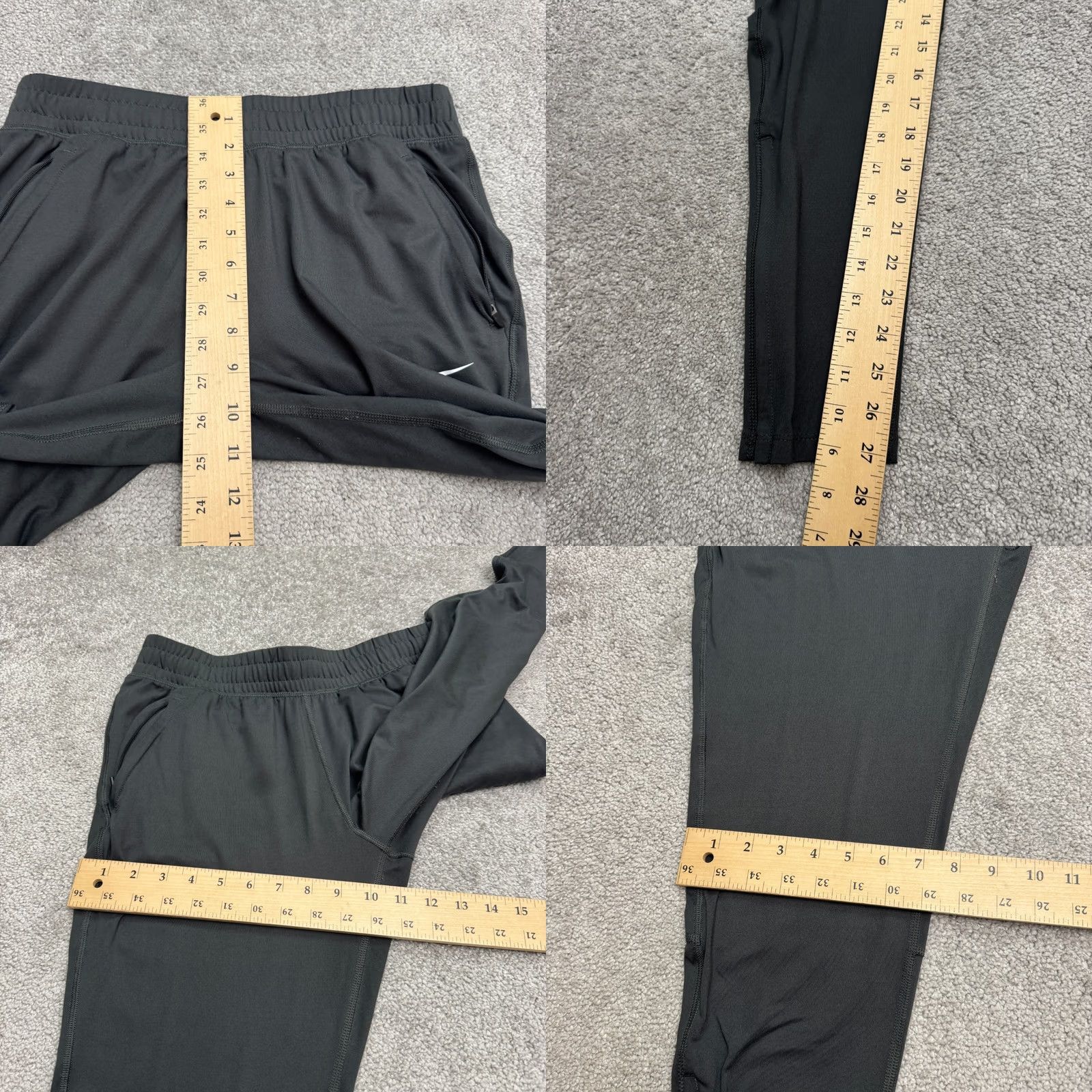Nike Nike Dry Element Running Track Pants Womens Small Dark Gray Ankle Zip Size 28" / US 6 / IT 42 - 9 Thumbnail