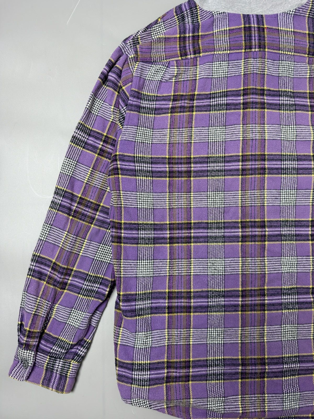 Supreme S/S’18 Plaid Flannel Hooded Shirt Size US L / EU 52-54 / 3 - 14 Thumbnail