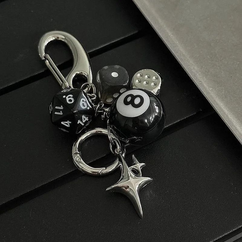 Japanese Brand Star keychain charm dice Size ONE SIZE - 3 Thumbnail