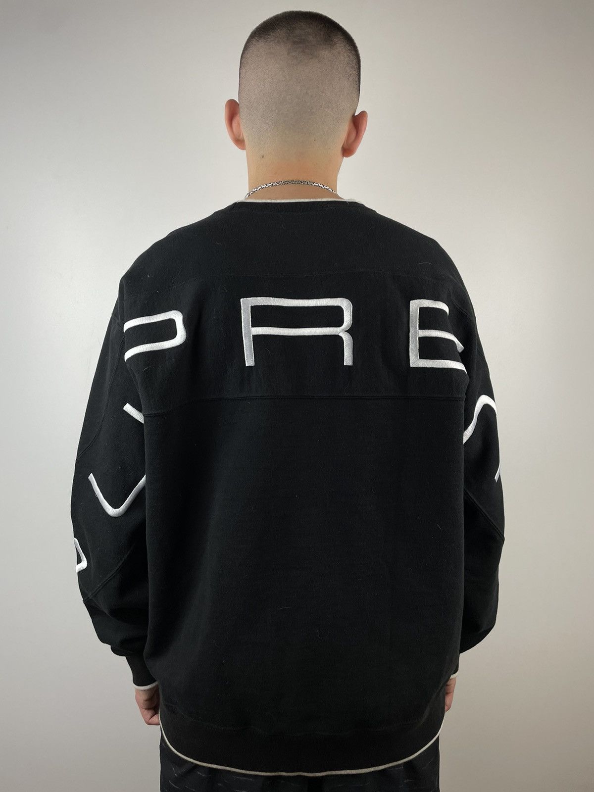 Supreme Supreme Stretch Crewneck sweatshirt Black Size L Size US L / EU 52-54 / 3 - 10 Thumbnail
