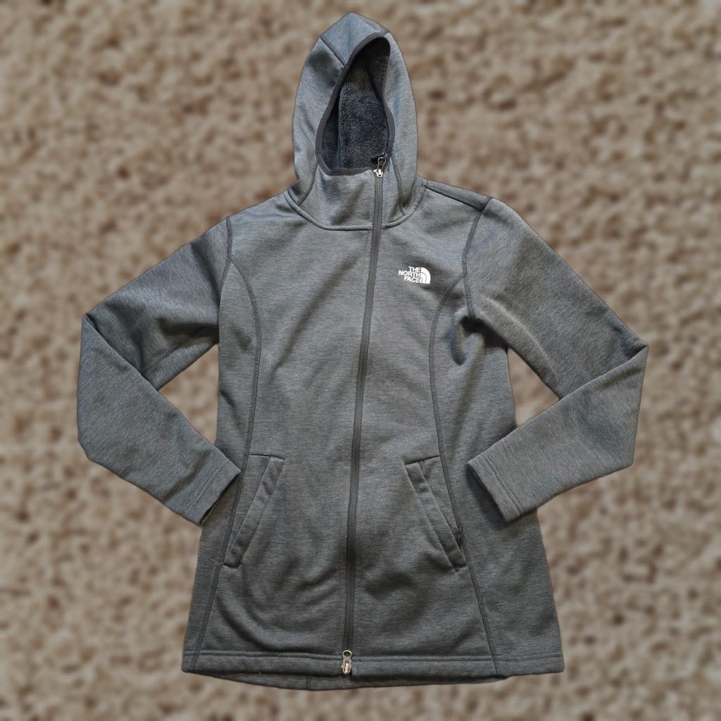 The North Face The North Face Jacket Womens Size Small Gray Raschel Fleece Lined Hoodie Size S / US 4 / IT 40 - 1 Thumbnail