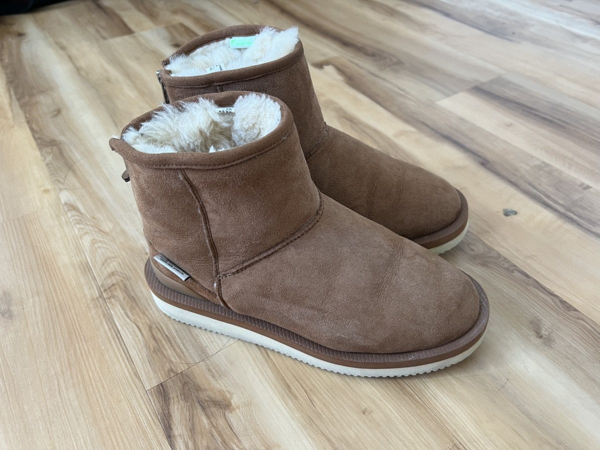 Suicoke Suicoke ELS M2ab Mid Suede Shearling Lined Ankle Boots Size US 7 / IT 37 - 1 Thumbnail