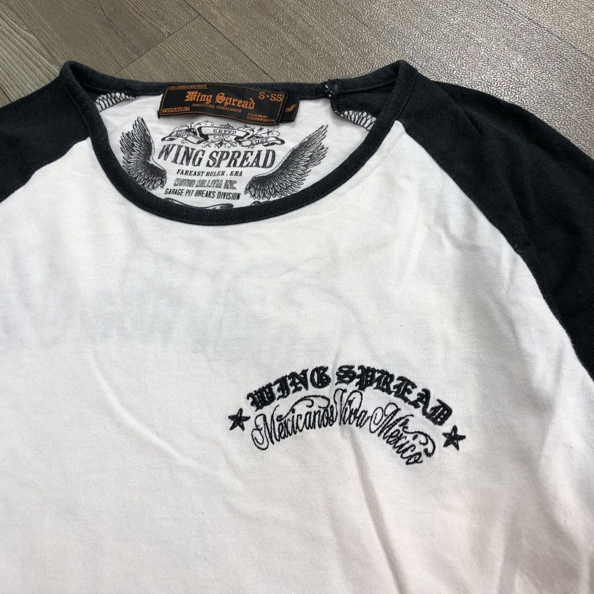 If Six Was Nine × Japanese Brand × Le Grande Bleu (L.G.B.) 2000s Wing Spread Skulls Cross LGB Embroidered Longsleeve Size US M / EU 48-50 / 2 - 11 Thumbnail