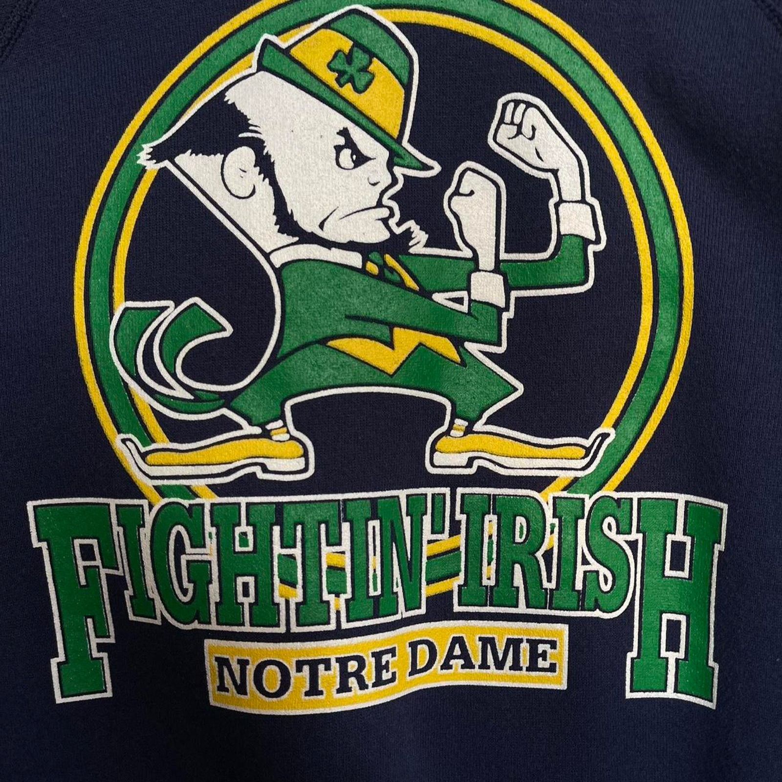 Hanes Fightin irish notre dame crewneck Size US L / EU 52-54 / 3 - 2 Thumbnail