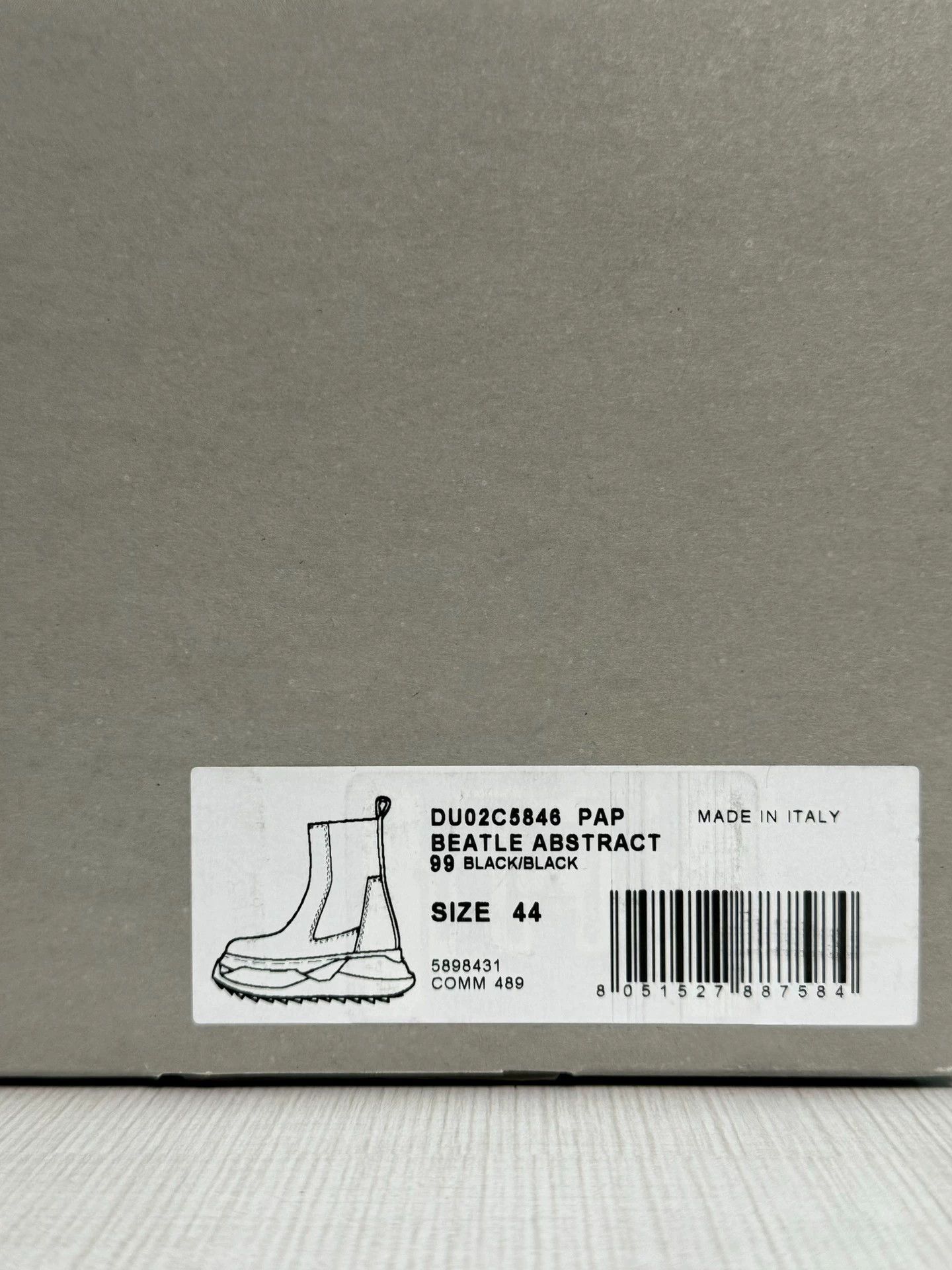 Rick Owens Rick Owens RO thick soled Chelsea boots 41/42 new Size US 8 / EU 41 - 9 Thumbnail
