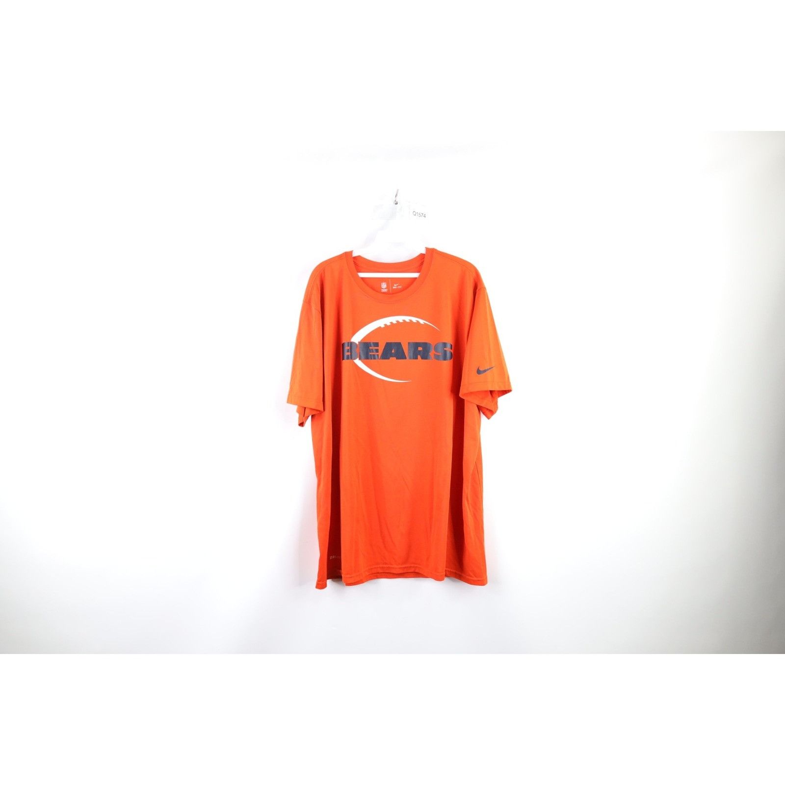 Nike Nike NFL Spell Out Chicago Bears Football T-Shirt Size US XXL / EU 58 / 5 - 1 Thumbnail