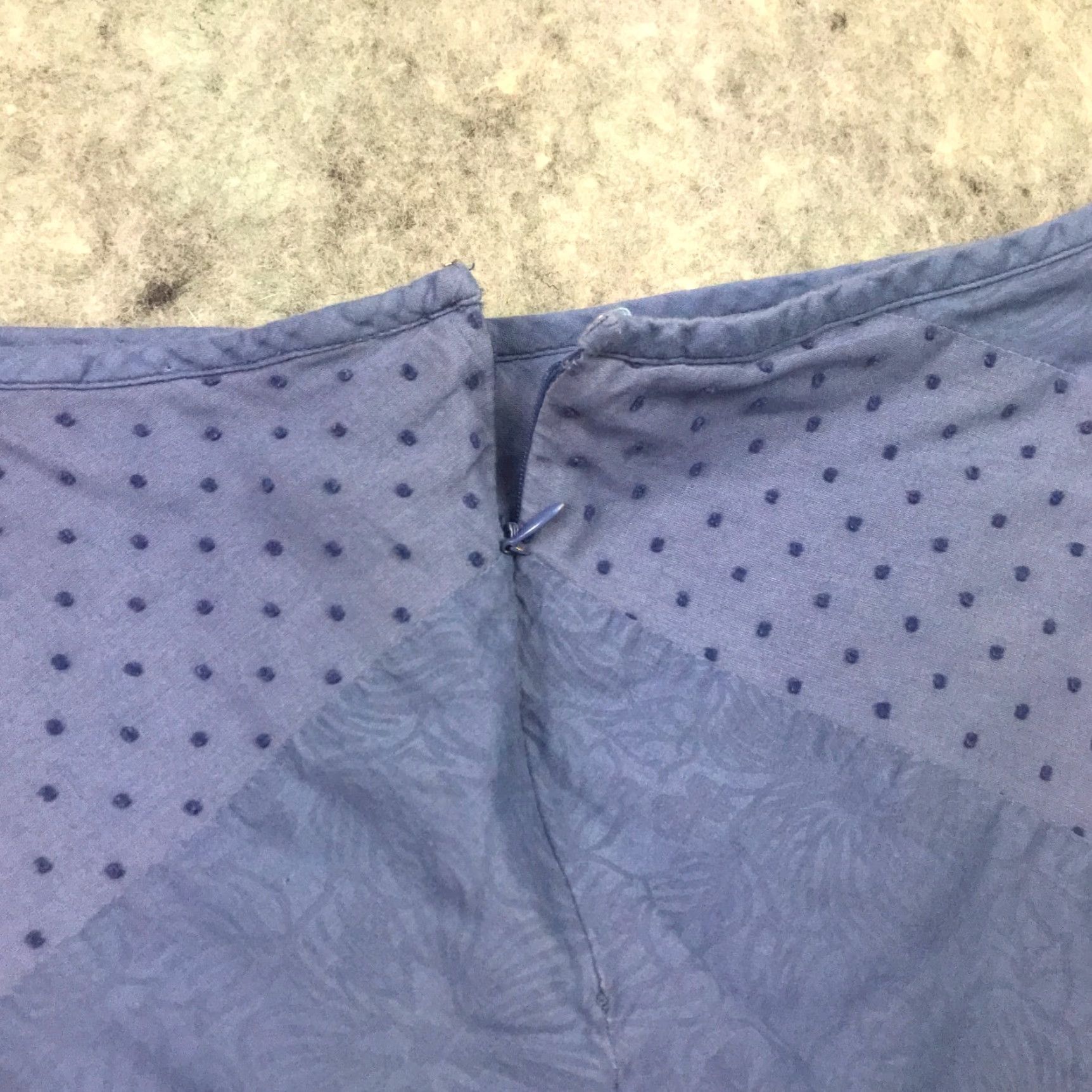 American Eagle Outfitters American Eagle Womens Skirt Pencil Knee Length Blue Floral Polka Dot Drawstring Waist Size 2 Size 26" / US 2 / IT 38 - 5 Thumbnail
