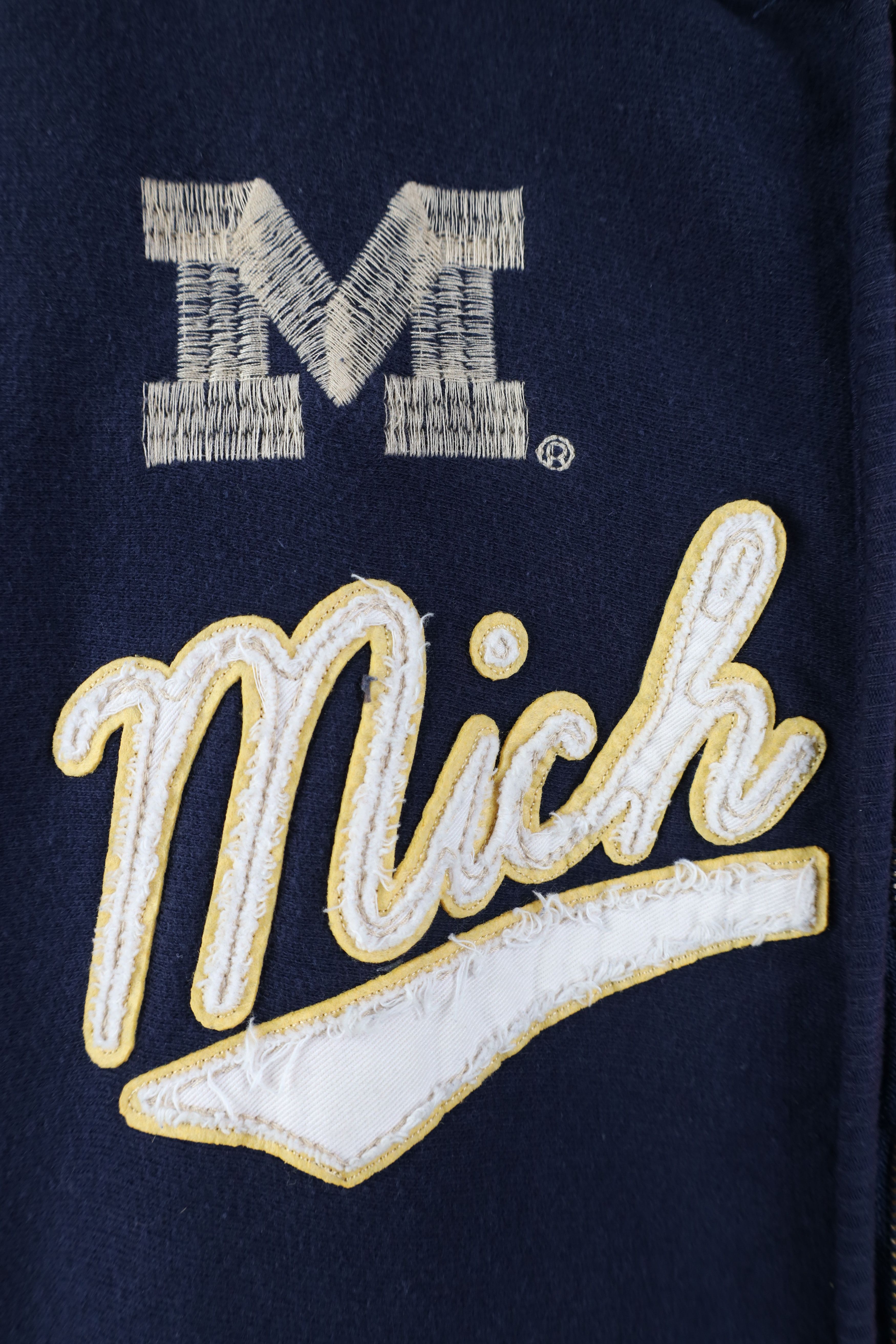 Vintage Vintage Script University of Michigan Full Zip Hoodie Size US XL / EU 56 / 4 - 5 Thumbnail