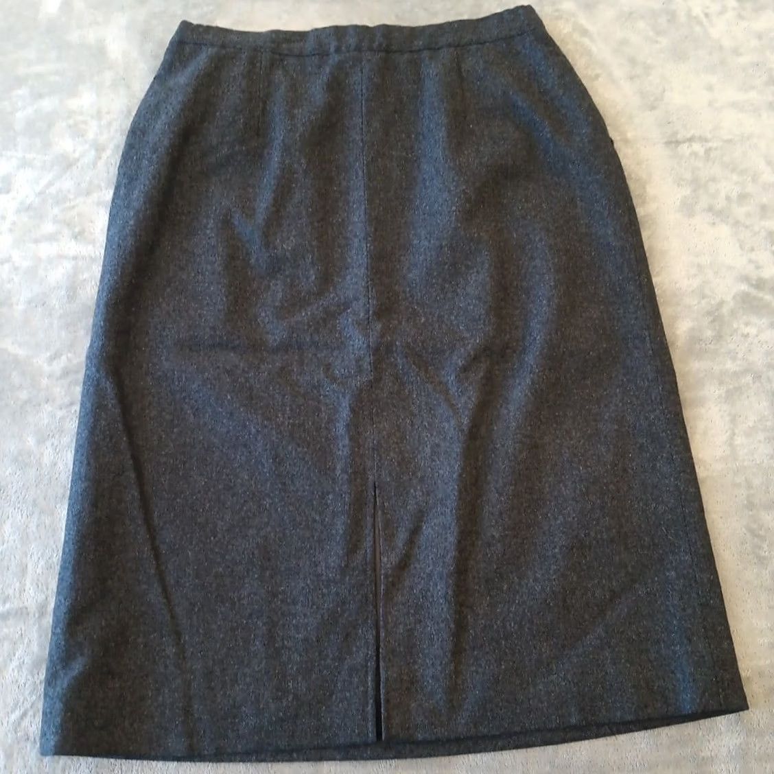 Pendleton Pendleton Skirt Women Size 14 Gray Wool Midi Pencil Lined Pockets Slit Pleated Vintage No Millennium Style? Size 36" / US 14 / IT 50 - 2 Thumbnail