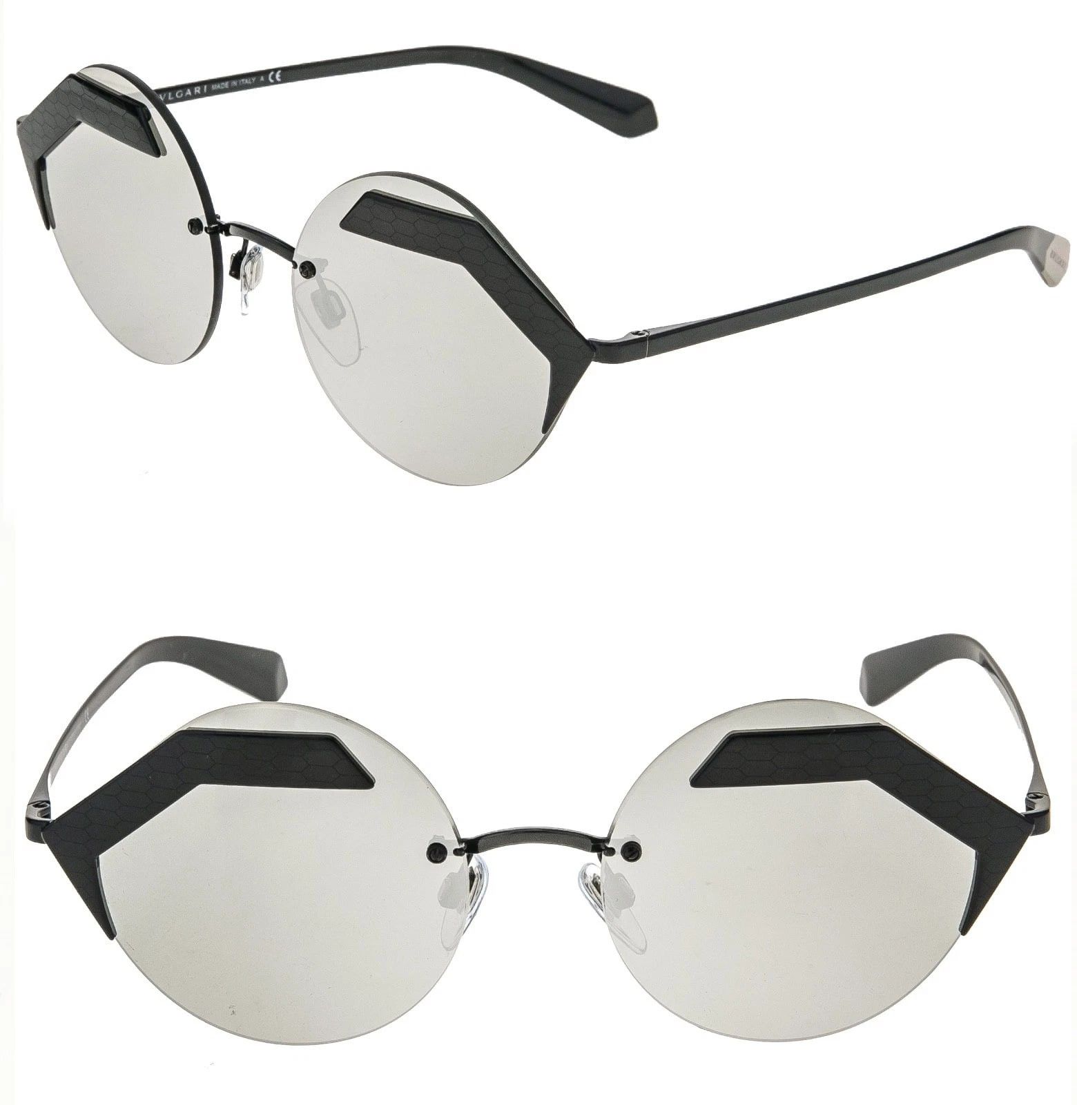 Bvlgari BVLGARI BV6089 6089 SERPENTEYES Black Silver Mirror Metal Size ONE SIZE - 1 Thumbnail