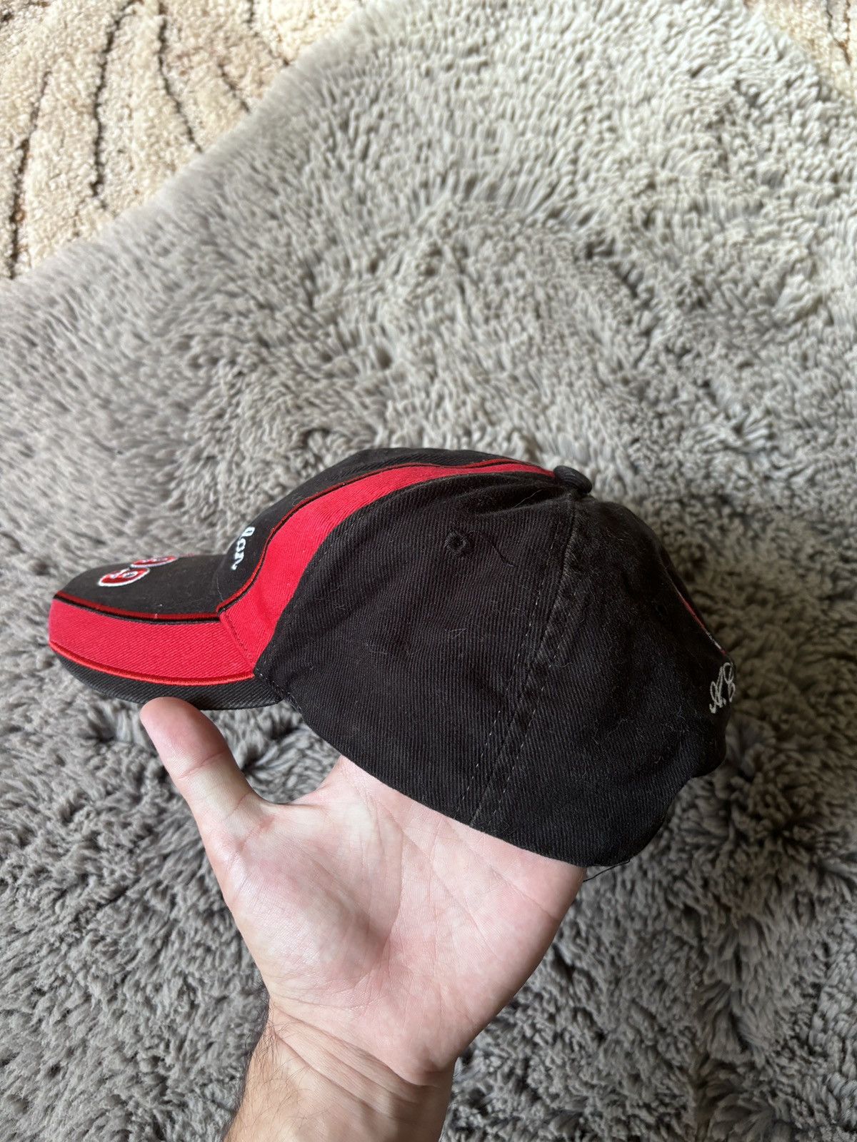 Vintage Milan Cap Vintage Faded Big Logo Soccer hat Size ONE SIZE - 3 Thumbnail