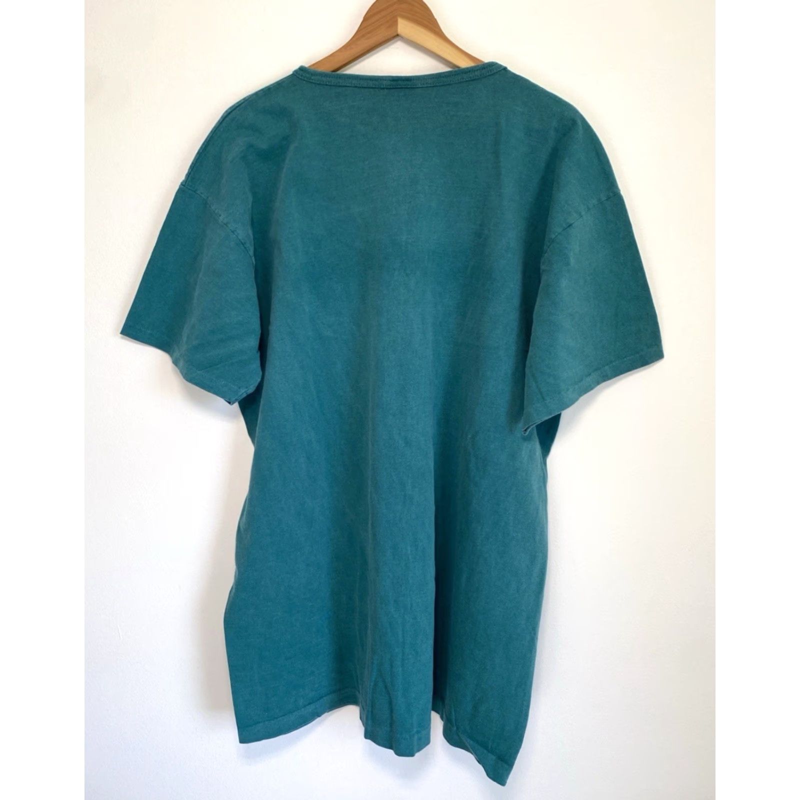 Vintage VINTAGE Alore Women’s Tunic Shirt One Size Green 90s USA Pocket Tee Oversized Size ONE SIZE - 2 Thumbnail