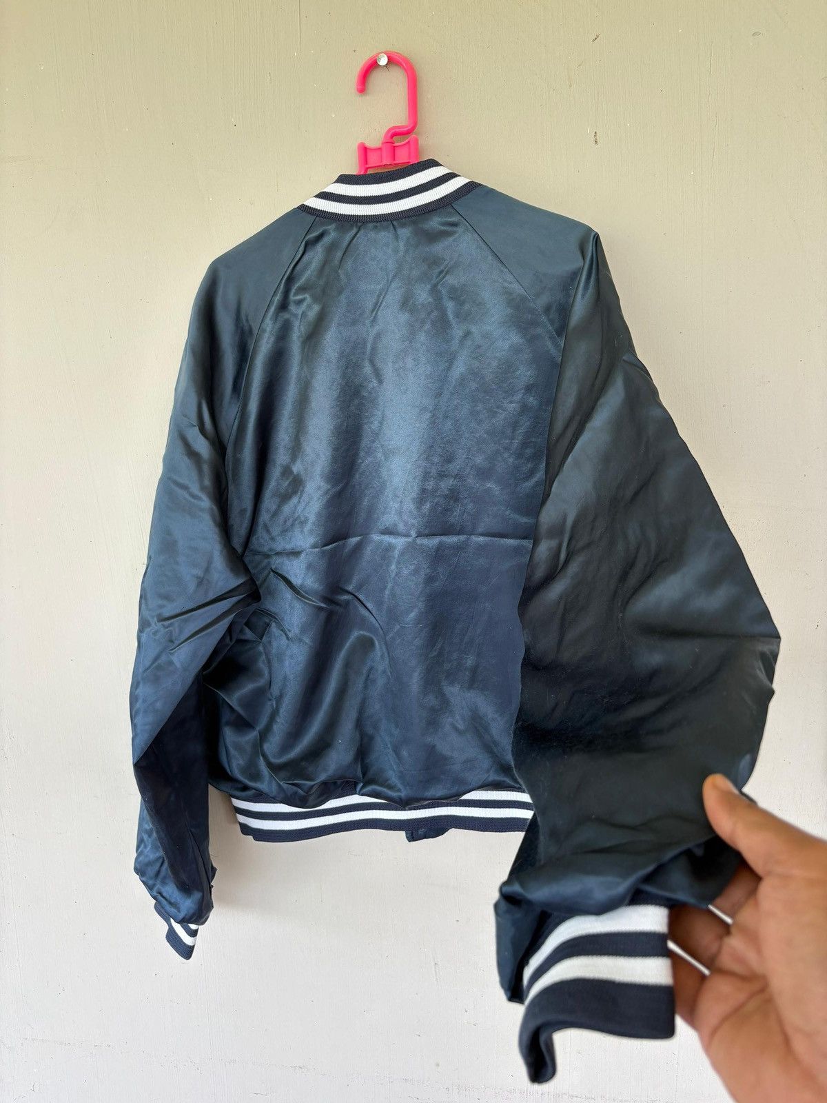 Chalk Line VTG 90's Chalk Line New York Yankess Bomba Jacket sun Faded Size US L / EU 52-54 / 3 - 9 Thumbnail