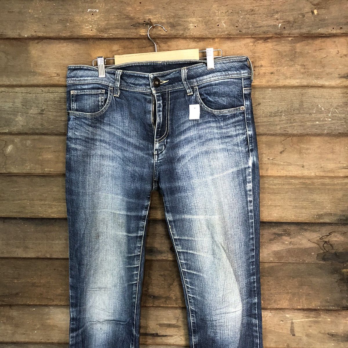 Japanese Brand Closshi Blue Denim vintage Pants #7388 Size 32" / US 10 / IT 46 - 2 Thumbnail