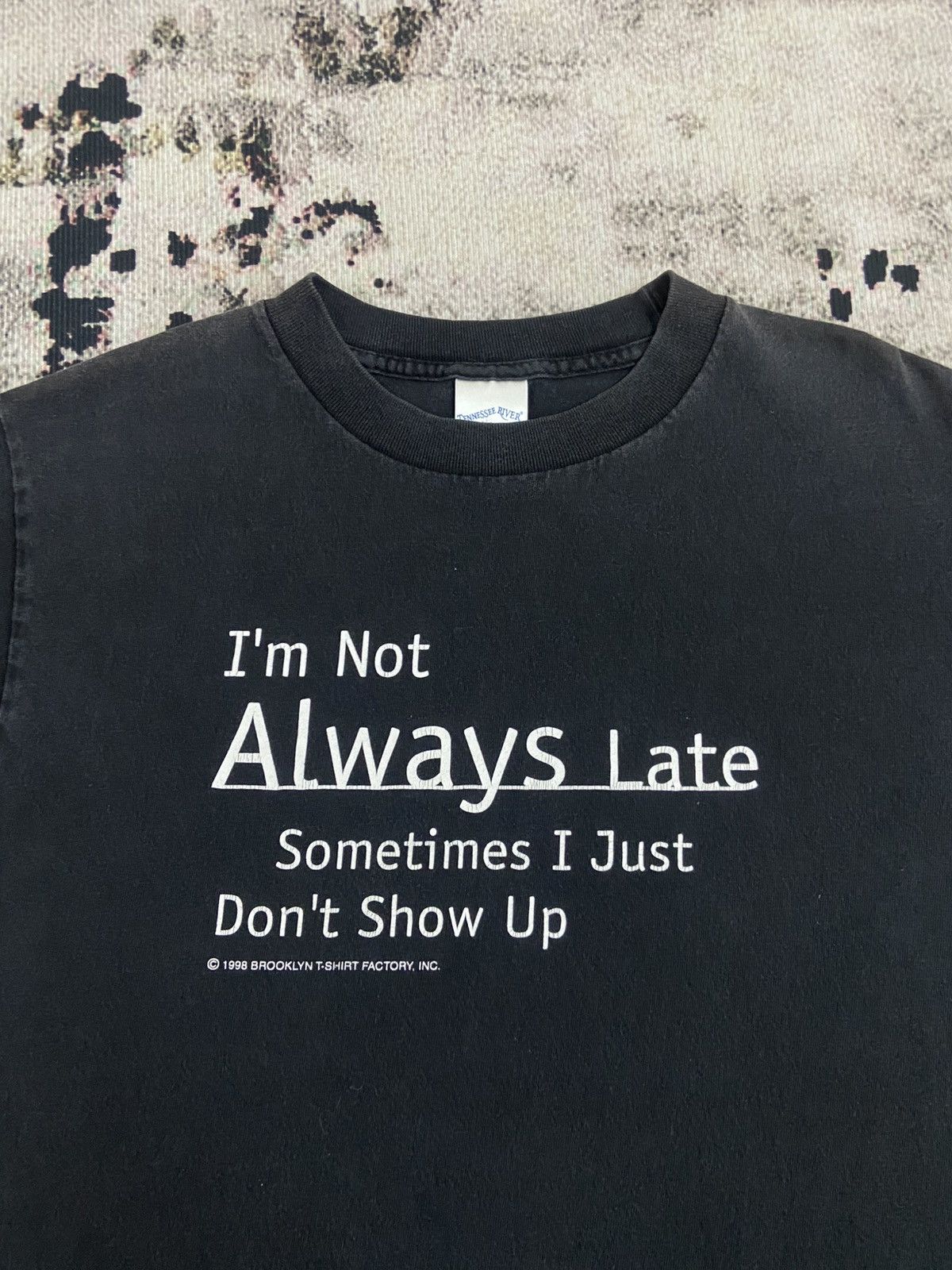 Vintage Vintage 90s Humor Wording Tee Size US S / EU 44-46 / 1 - 2 Thumbnail