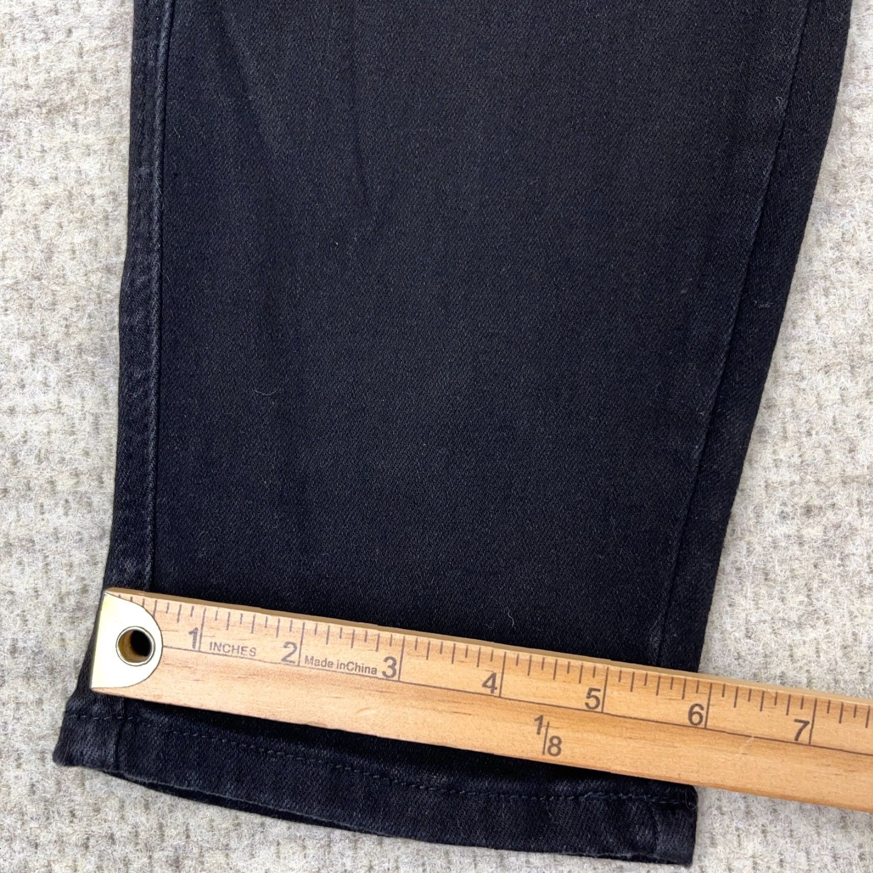 Denime Judy Blue Jeans Women 16W Black Denim Jogger Pants Drawstring Garment Dyed Pant Size 38" / US 16 / IT 52 - 6 Thumbnail