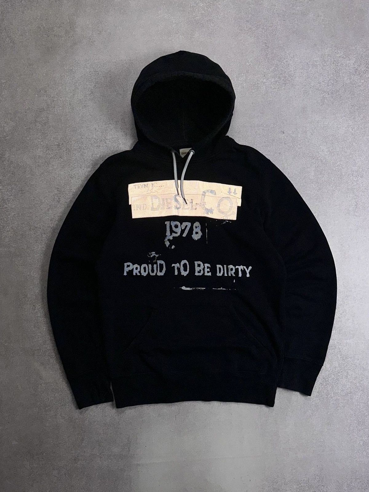 Diesel Vintage Diesel Reflective Logo Boxy Grunge Opium Hoodie L Size US L / EU 52-54 / 3 - 2 Thumbnail