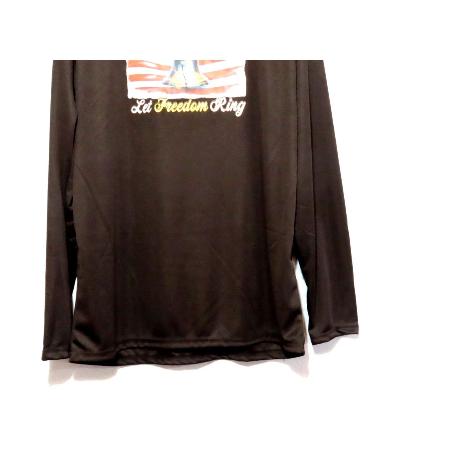 Vintage Armored Sportswear Let Freedom Ring Graphic Long Sleeve Shirt Mens L Black NWOT Size US L / EU 52-54 / 3 - 2 Thumbnail