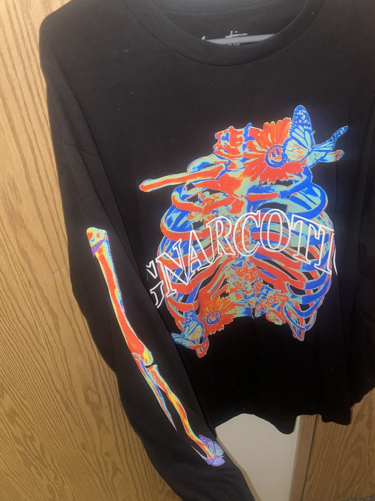 Gnarcotic × Stussy × Supreme Gnarcotic Neon Skeleton Long Sleeve Size US XL / EU 56 / 4 - 1 Thumbnail