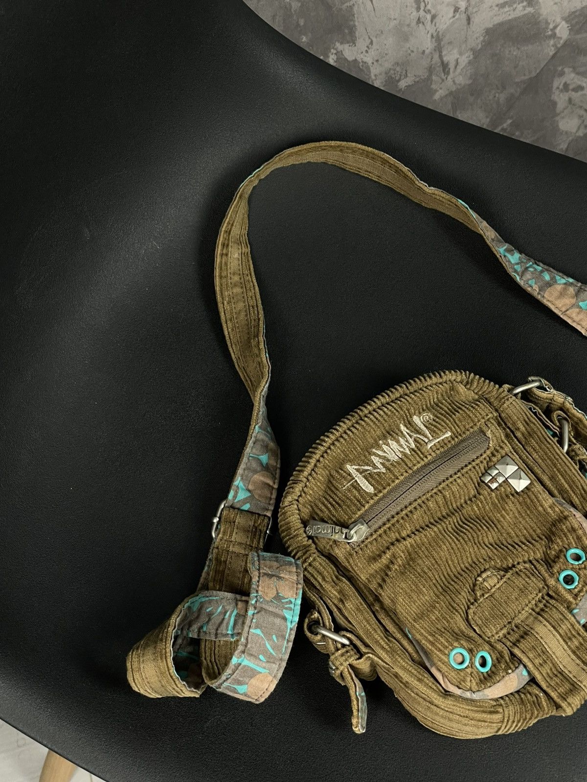 Hysteric Glamour × If Six Was Nine × Japanese Brand Y2K Vintage Bag Diesel Style Messenger Archive Size ONE SIZE - 2 Thumbnail