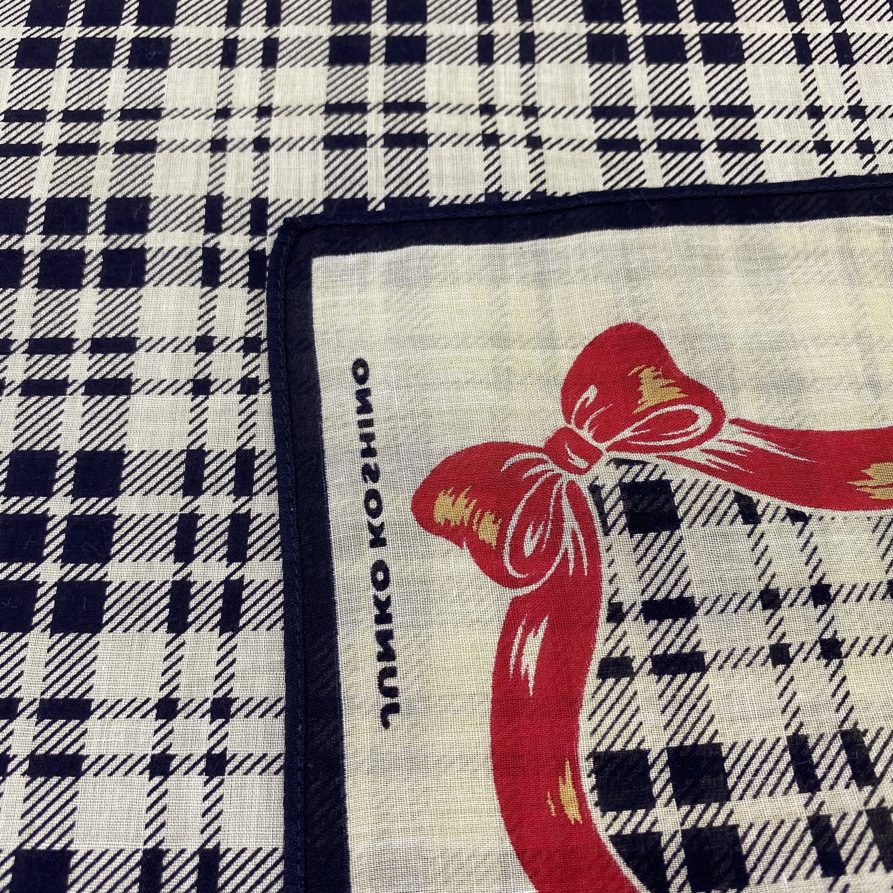 Japanese Brand Junko Koshino Handkerchief Neckerchief Bandana-B2045 Size ONE SIZE - 6 Thumbnail