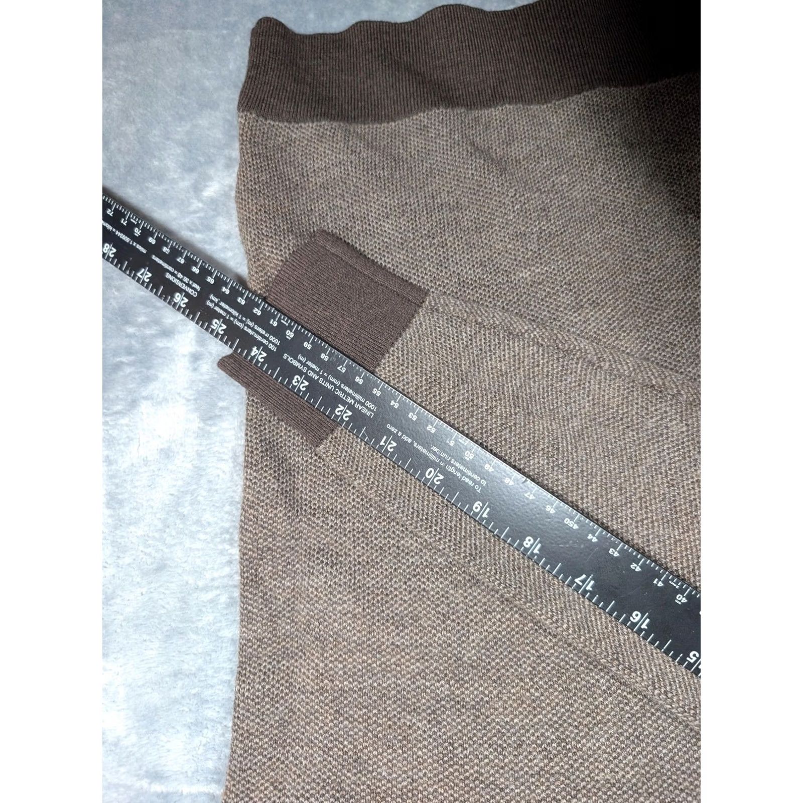 UNTUCKit UNTUCKit Sweater Mens Small Brown 100% Merino Wool Henley Pullover Knit Mock Neck Button Tight-Knit Solid Knit Shirt Mens Size US S / EU 44-46 / 1 - 4 Thumbnail