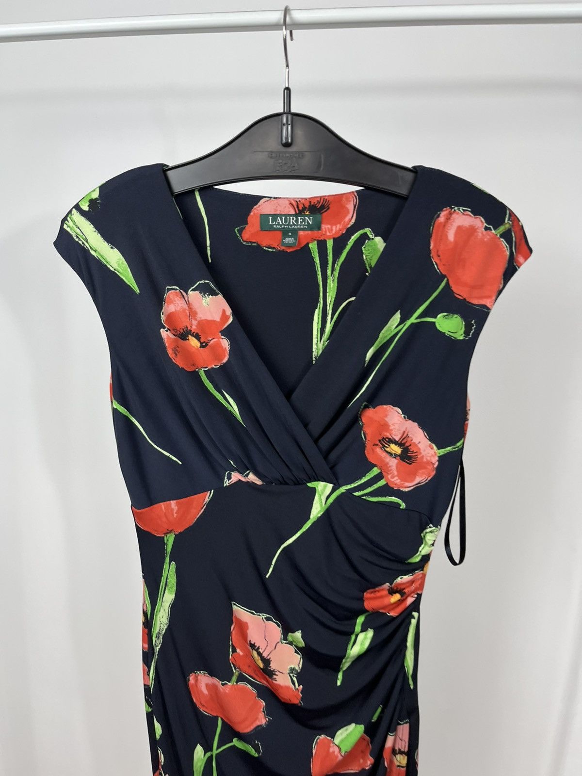 Lauren Ralph Lauren Lauren Ralph Lauren Floral Wrap Dress Poppy Mini Women’s 4 Size XS / US 0-2 / IT 36-38 - 4 Thumbnail