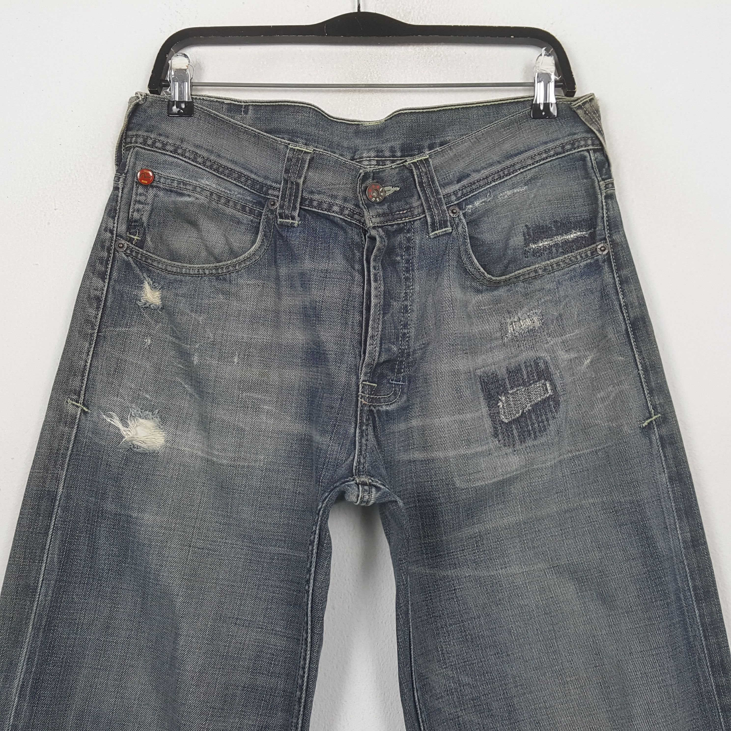 Evisu Evisu x Puma Japanese Brand Custom Daicock Jeans RR27 Size US 34 / EU 50 - 5 Thumbnail