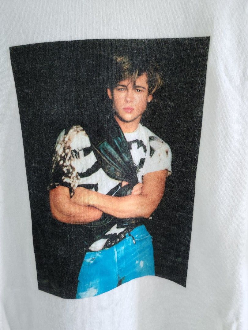 Designer Vintage Brad Pitt Photo Tee - United Sports Tag - Size S Size US S / EU 44-46 / 1 - 2 Thumbnail