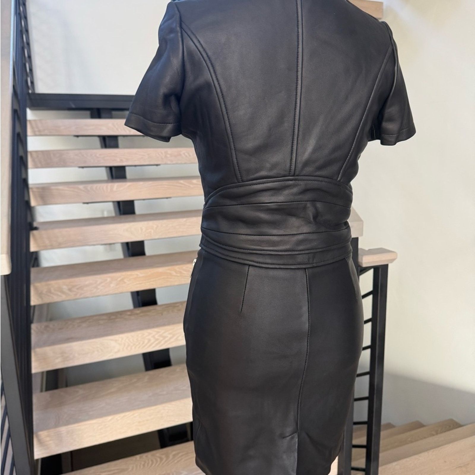 Other New Biker Black Leather Outfit with Zipper Accents size XS Size XS / US 0-2 / IT 36-38 - 8 Thumbnail