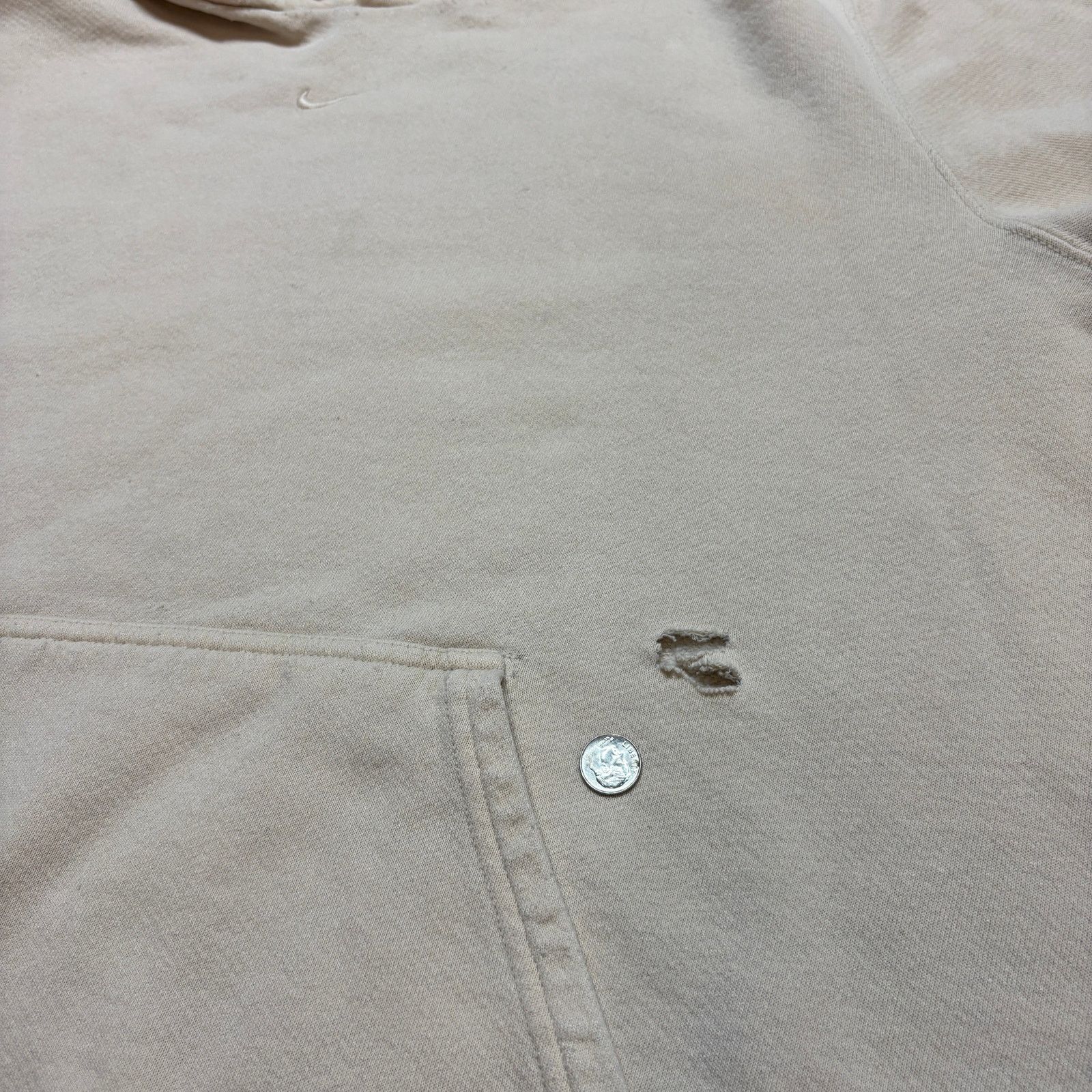 Nike × Vintage Vintage Y2K Nike Silver Tag Center Swoosh Hoodie Men's Large Size US L / EU 52-54 / 3 - 8 Thumbnail