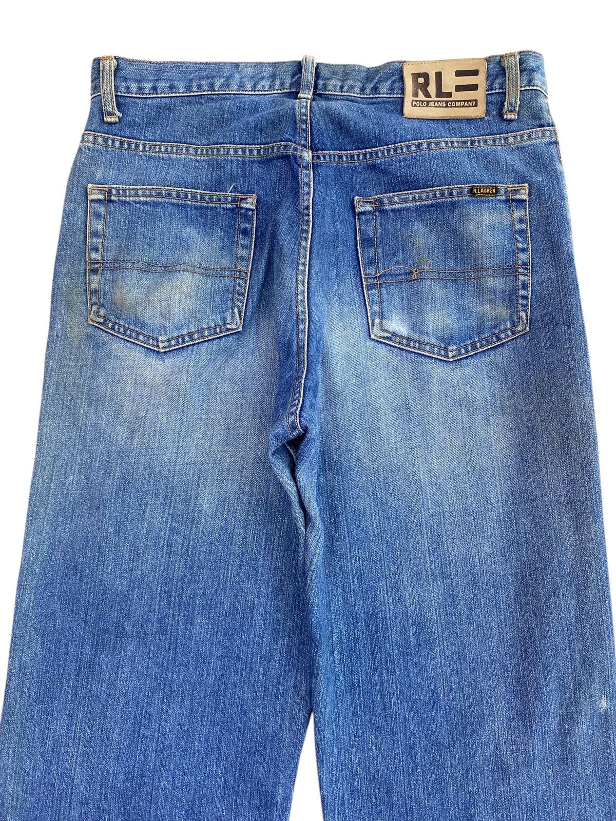 Polo Ralph Lauren Polo Ralph Lauren Whiskers Faded Wash Style Loose Jeans Size US 32 / EU 48 - 4 Thumbnail