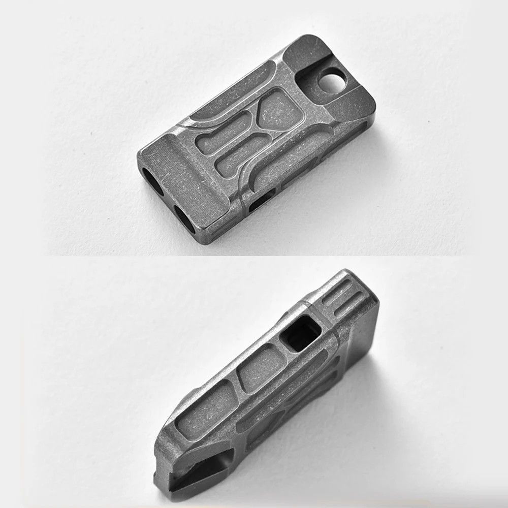 Whistles Whistle Titanium Pendant Coach Sports Camping Gift For Him Size ONE SIZE - 2 Thumbnail